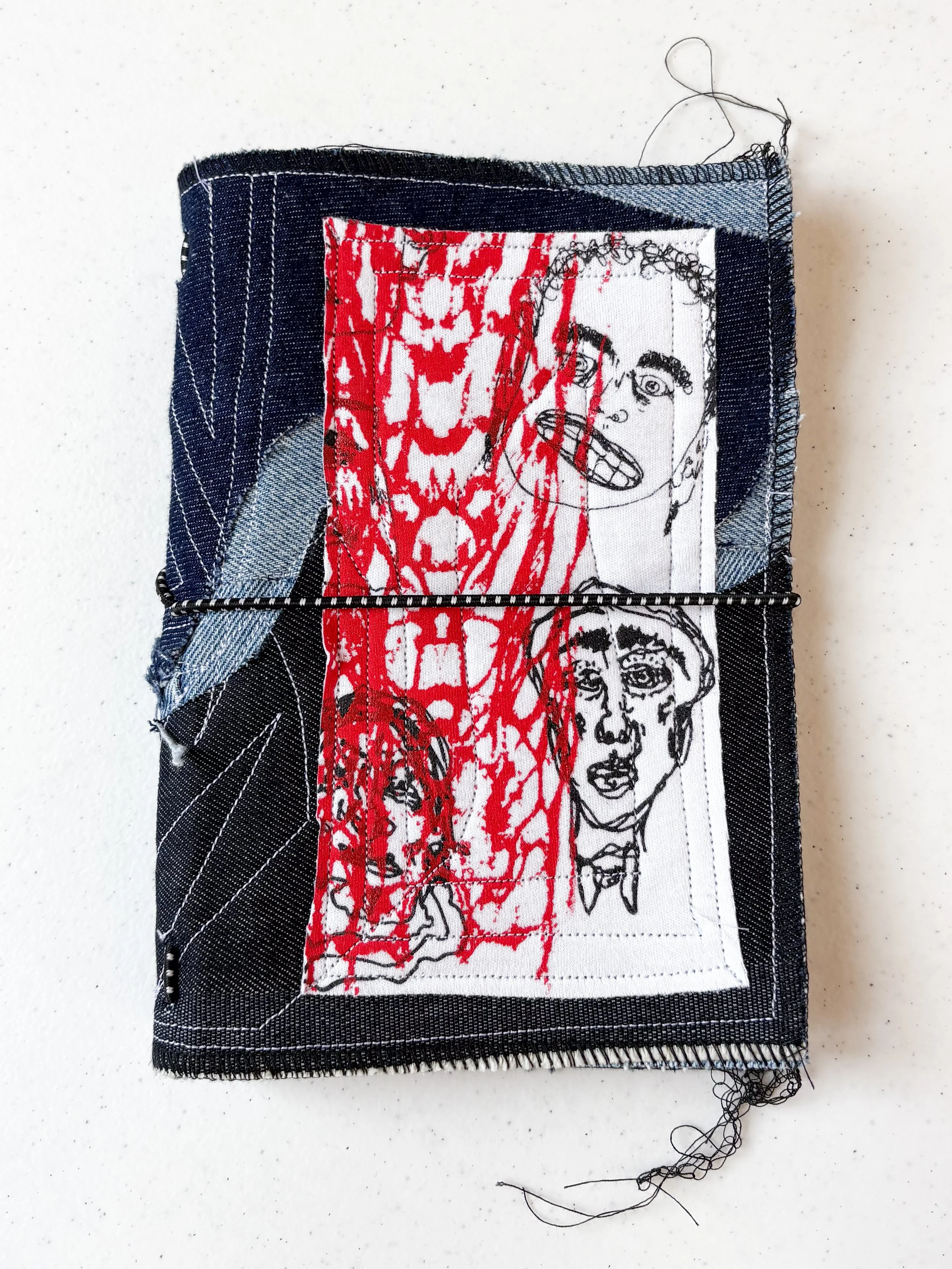 DENIM SCRAP JOURNAL 001