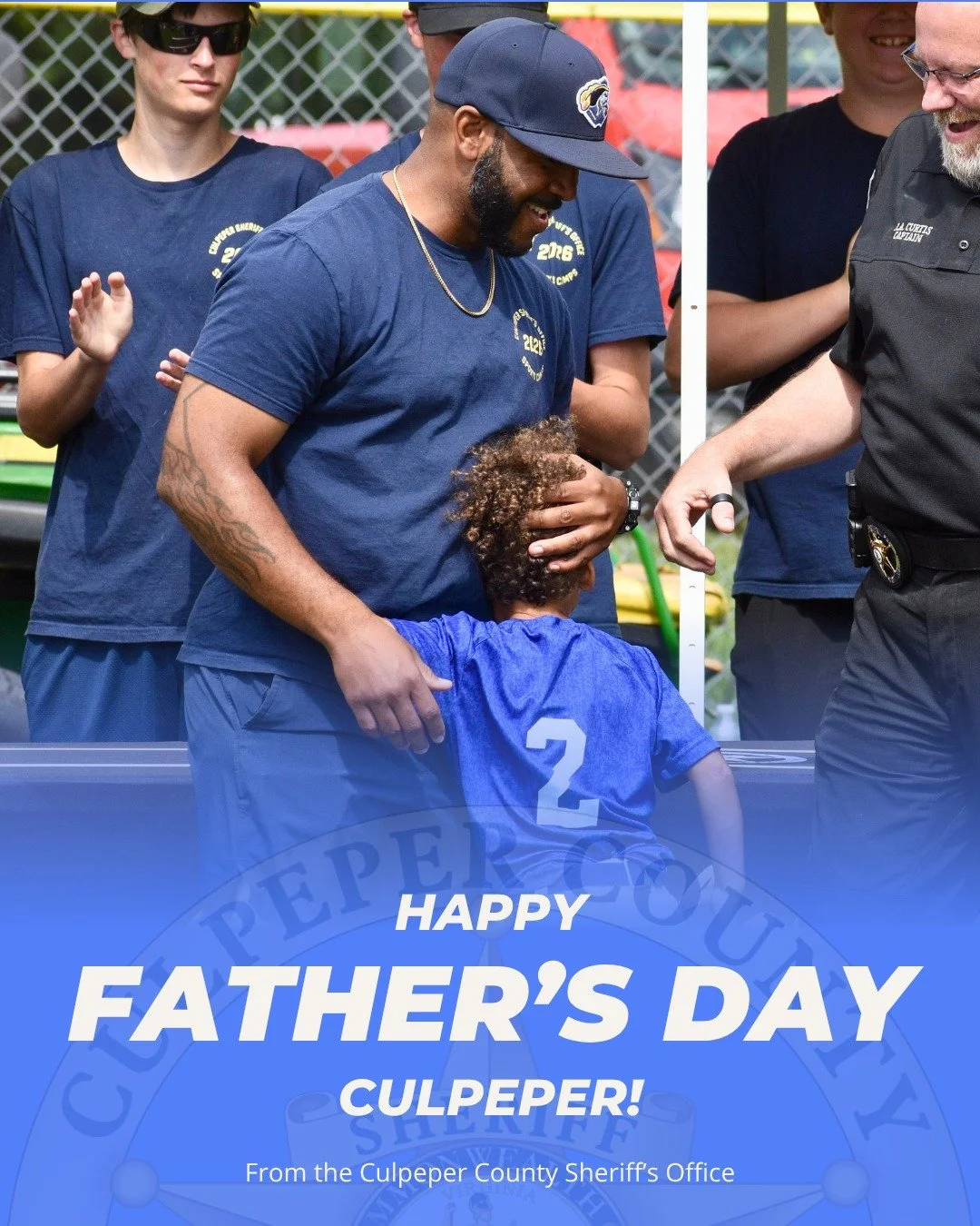 Happy Father's Day, Culpeper!

Thank you to all of our dedicated CCSO deputies whose service and devotion to family do not stop when they clock out.

We appreciate you! 🙏
