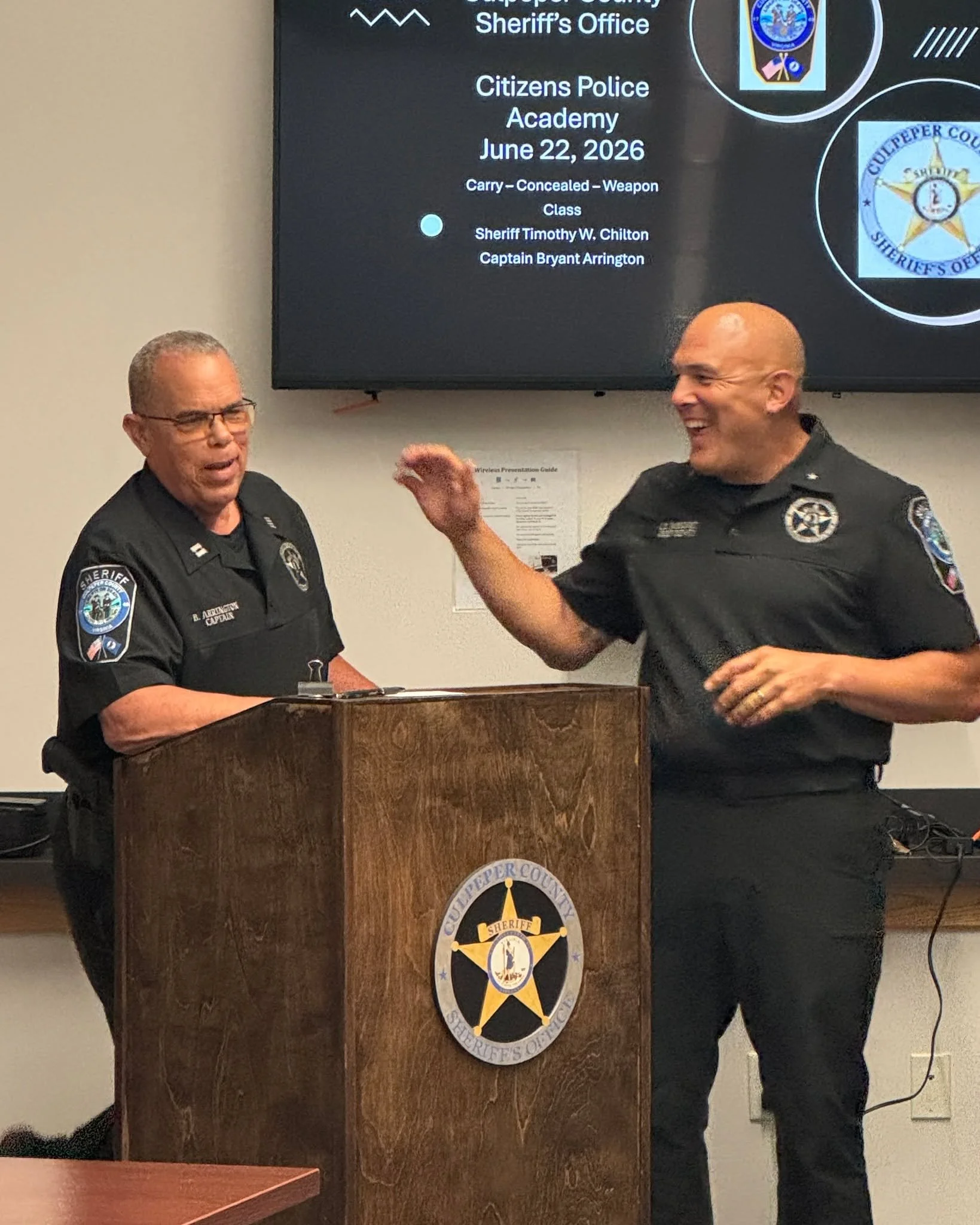 What parameters guide a deputy's split-second decisions during critical public safety incidents?

Our Citizens Academy participants gained a deep understanding of these complex scenarios during Week 8: Concealed Carry Laws and Use of Force.

Class me