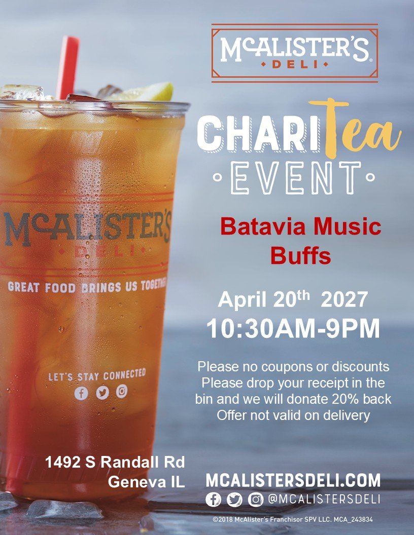 McAilster's Chari-Tea Event