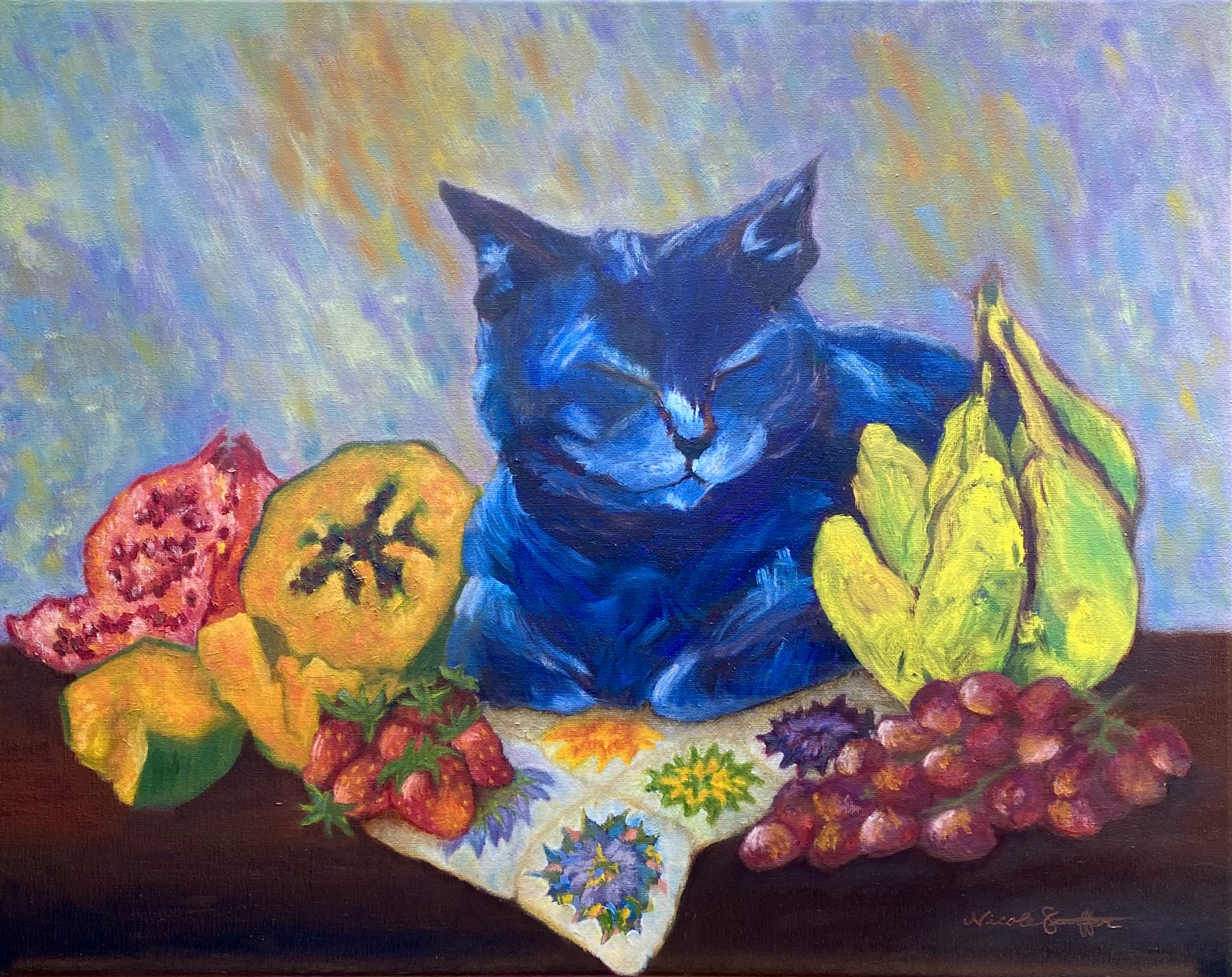 Francis Still Life. Oil on canvas.