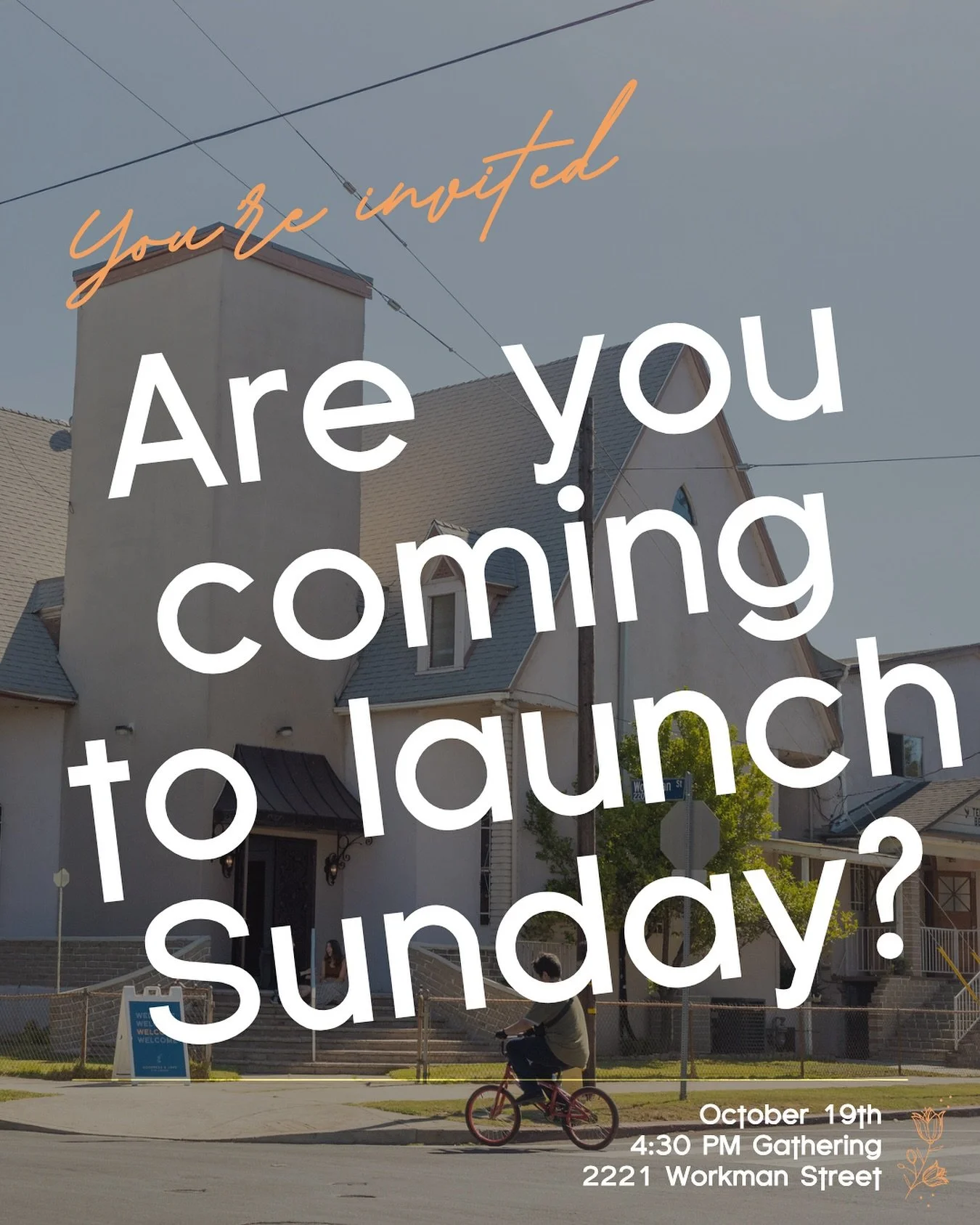 🚀 We&rsquo;re 6 days away from Launch Sunday!! Are you coming?! Don&rsquo;t miss what God is doing in Lincoln Heights &mdash; invite a friend and join us this Sunday at 4:30 PM!

📍 2221 Workman Street
#GLCC #LaunchSunday #GoodnessAndLoveCityChurch 