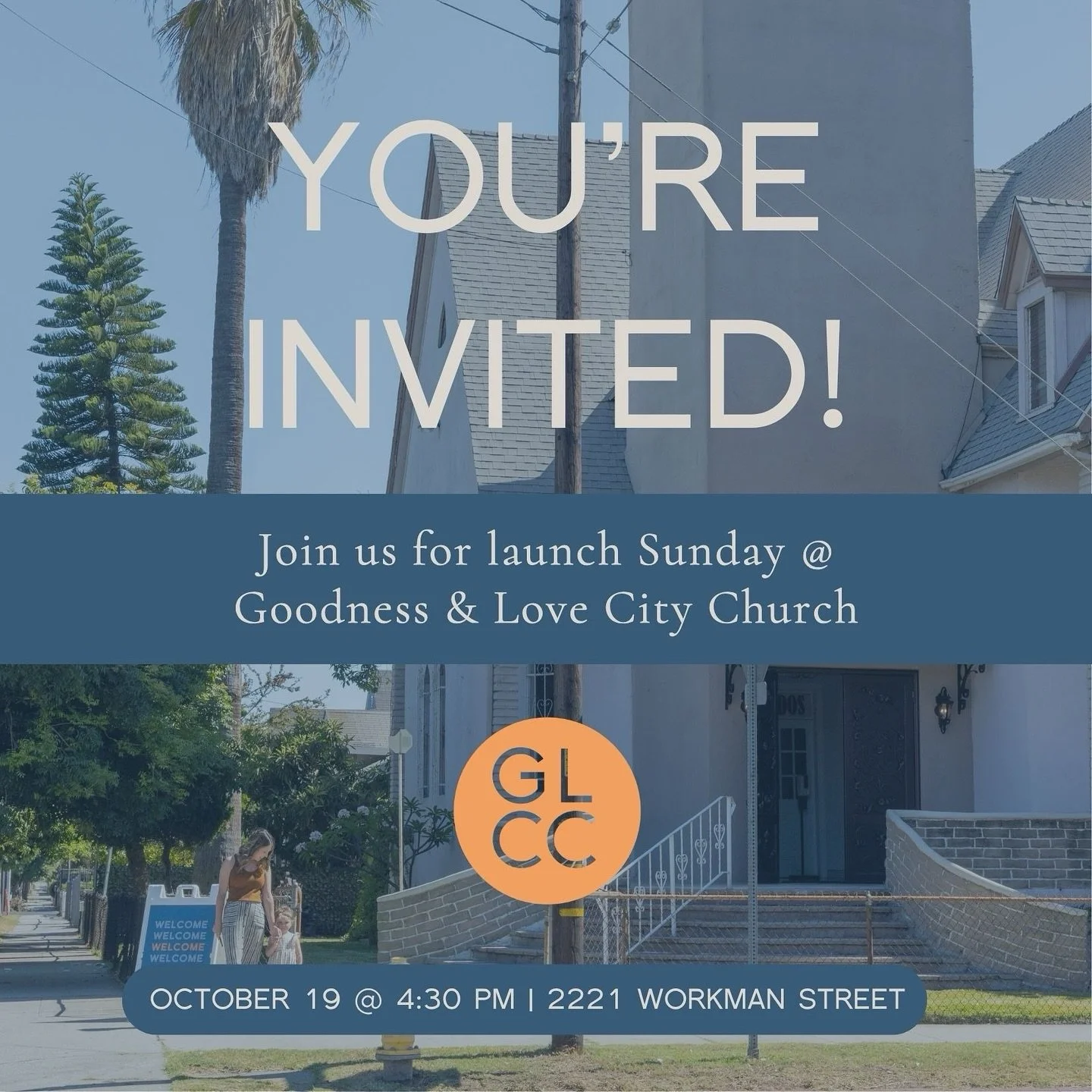 Tomorrow is the day we&rsquo;ve been waiting for!!! 🙌
Launch Sunday at Goodness &amp; Love City Church is finally here &mdash; and you&rsquo;re invited!! Bring a friend and come experience what God is doing in Lincoln Heights!

📍2221 Workman St.
🕓
