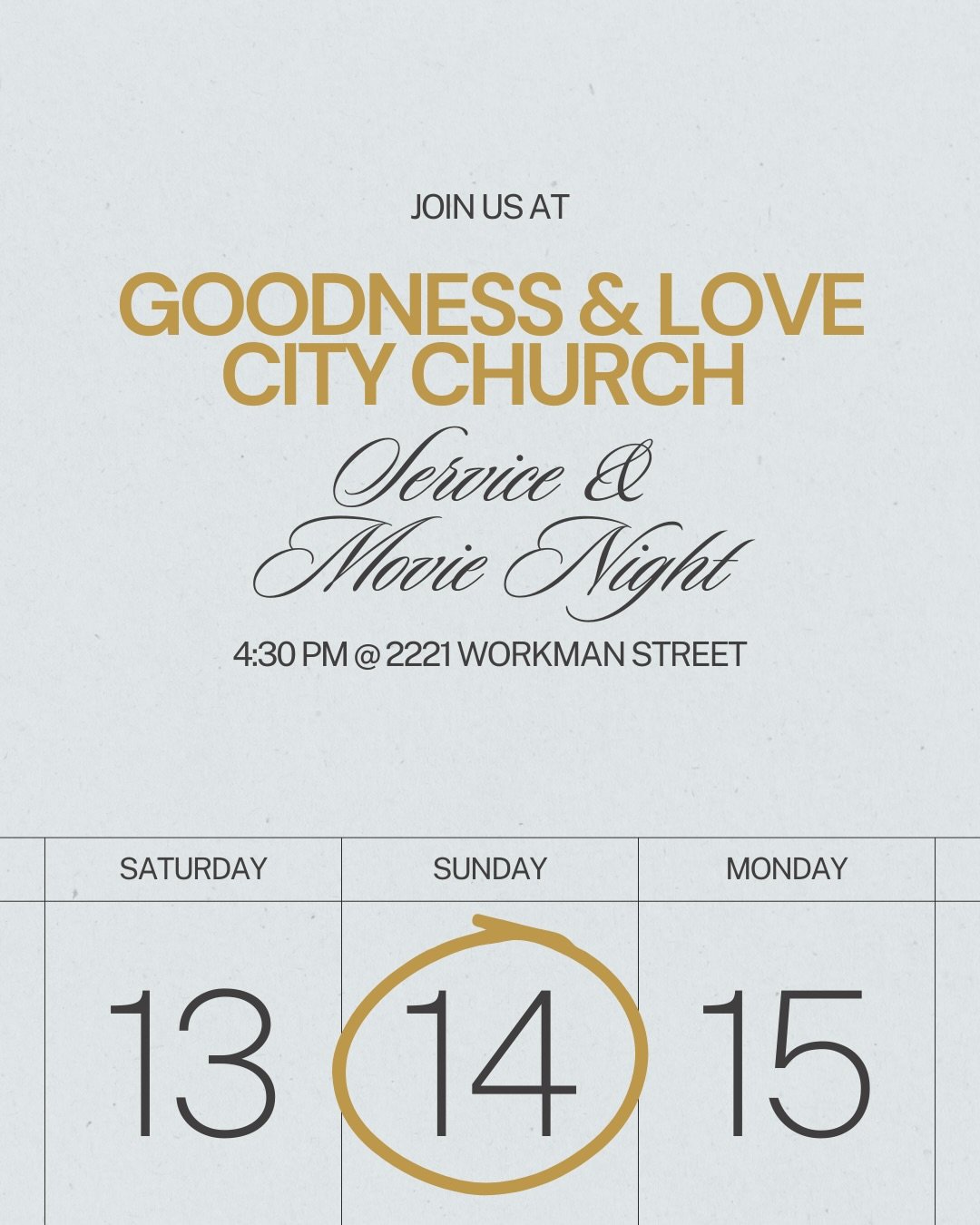 We&rsquo;re super excited about this Sunday! 🎉 Join us for a shortened service and a special movie night as we watch The Chosen: Christmas Special&mdash;a beautiful look into the culture and time period Jesus was born.

Bring your favorite Christmas