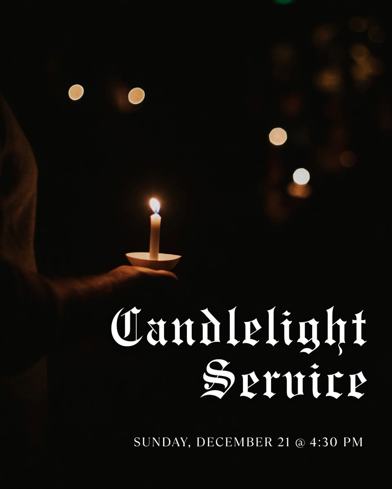 Join us for a special candlelight service at Goodness &amp; Love City Church as we celebrate the birth of Jesus and gather for our final Sunday together in 2025.

🕯️ Today at 4:30 PM
Come reflect, worship, and close out the year in the light of Chri
