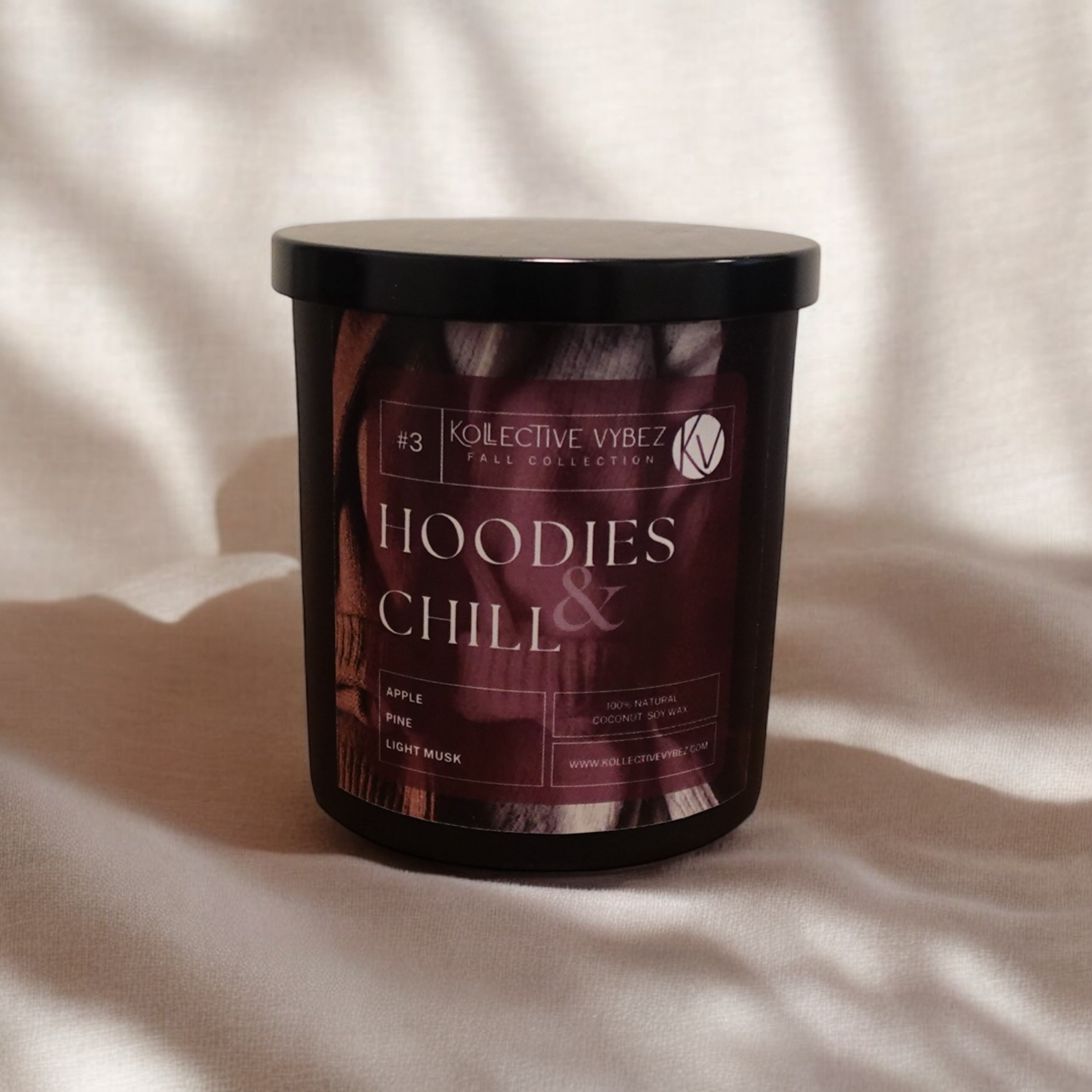 Hoodies & chill coconut soy wax candle