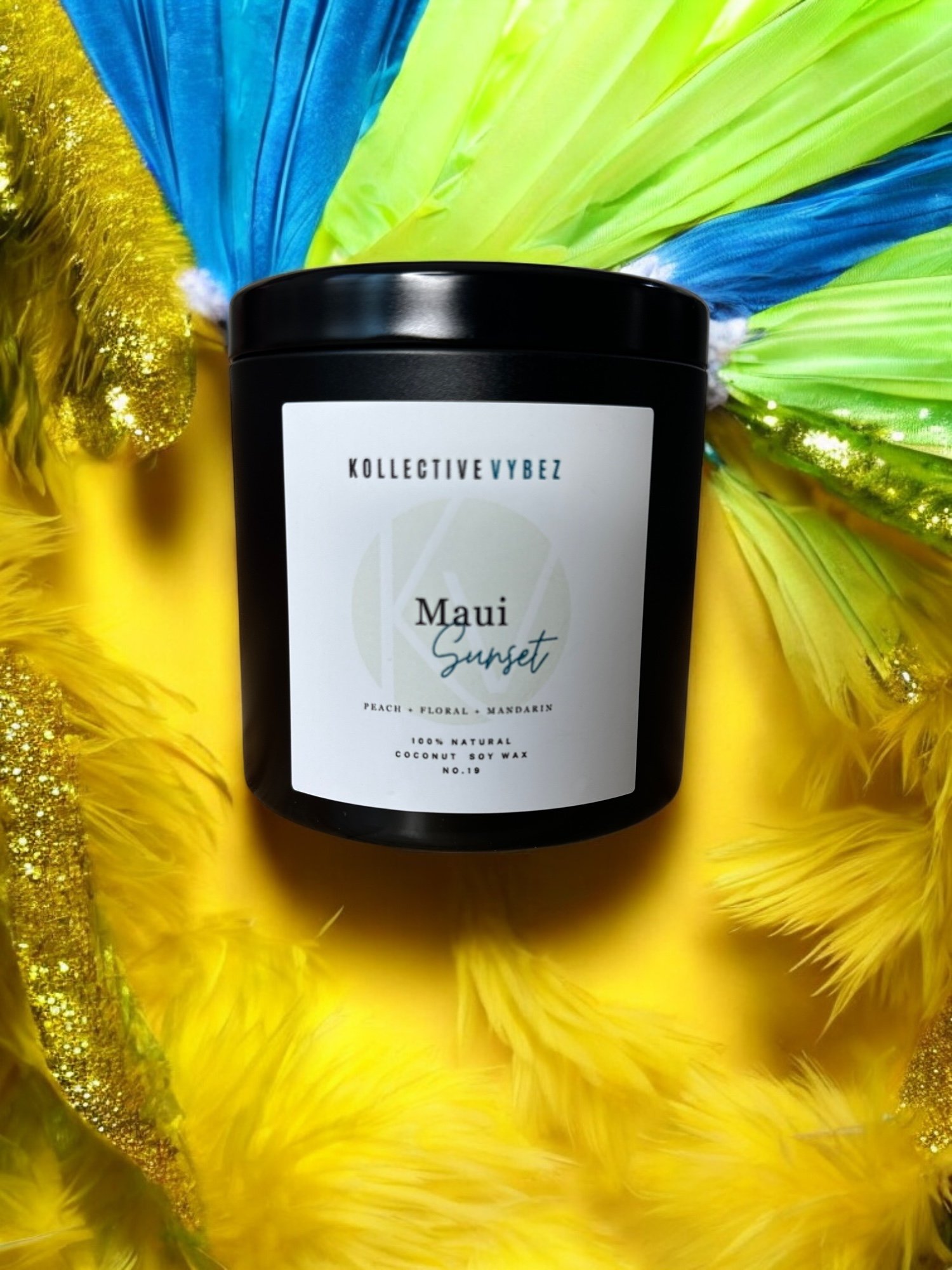 Maui Sunset Coconut soy Wax Candle