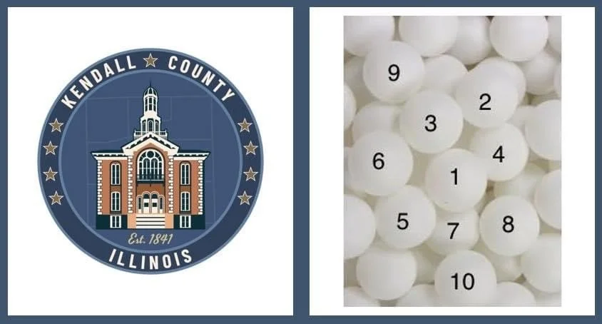 Kendall County Board Terms to be Determined With Ping Pong Balls