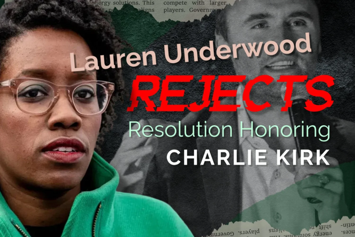Lauren Underwood Rejects Resolution Honoring Charlie Kirk