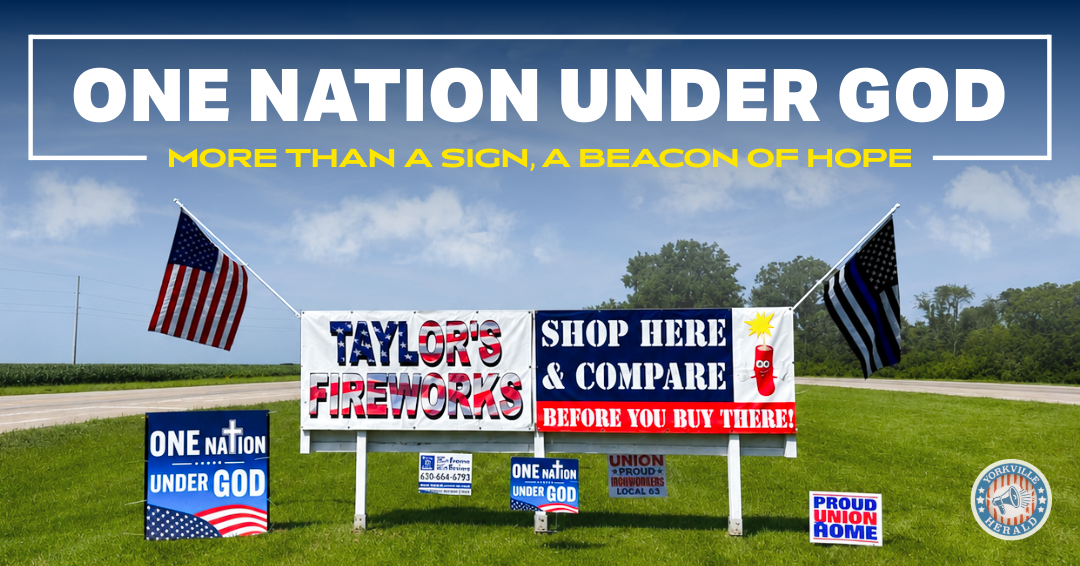 ONE NATION UNDER GOD: More Than a Sign, a Beacon of Hope