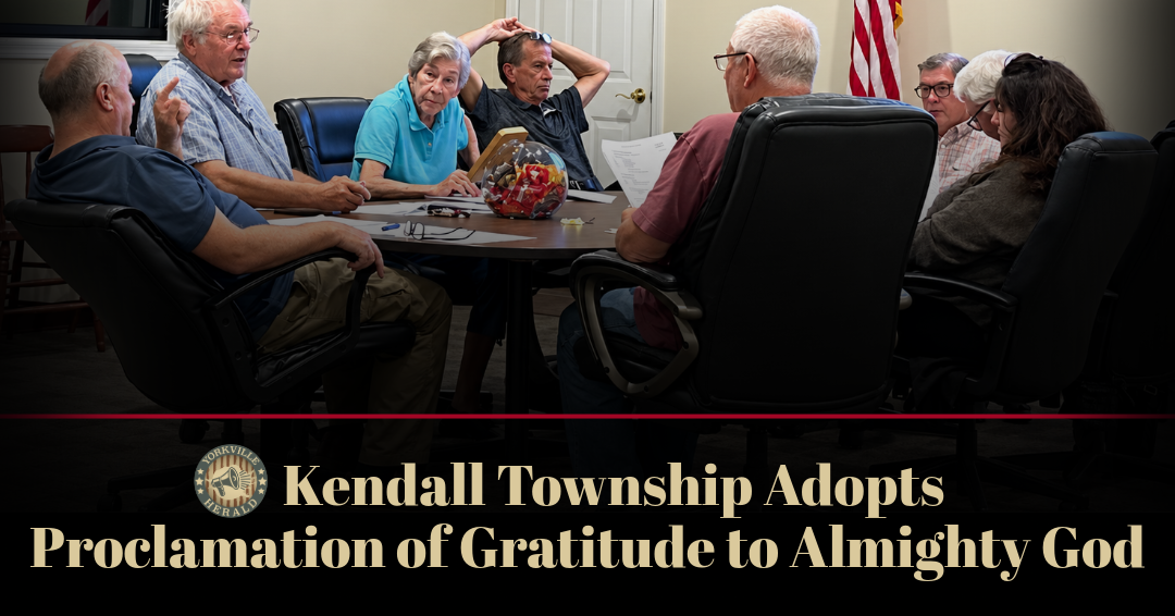 Kendall Township Adopts Proclamation of Gratitude to Almighty God