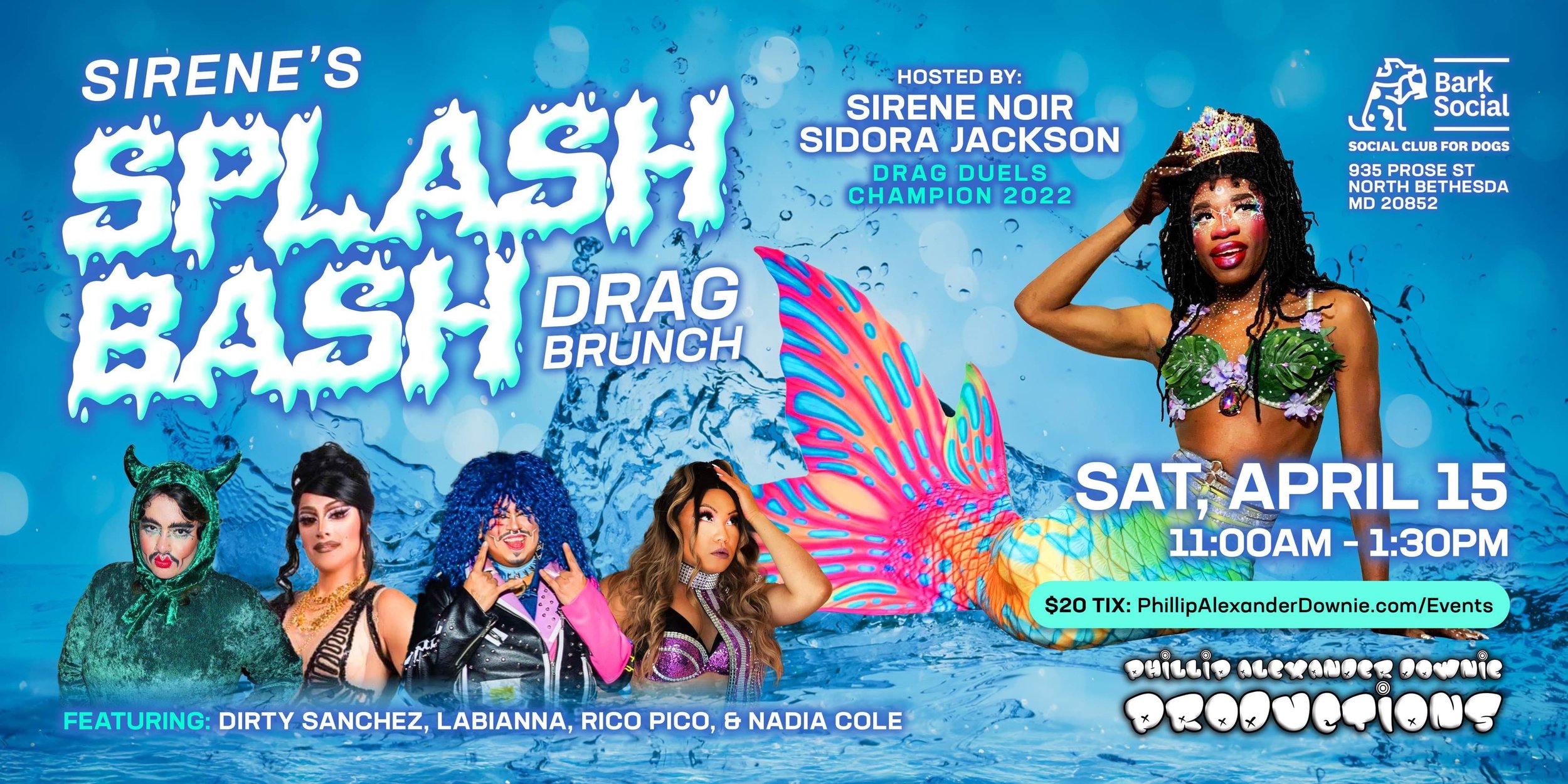 Sirène's Splash Bash Drag Brunch!