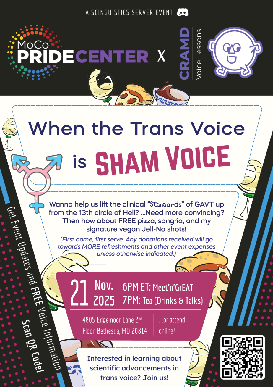 CRAMD Voice Lessons: When the Trans Voice is Sham Voice