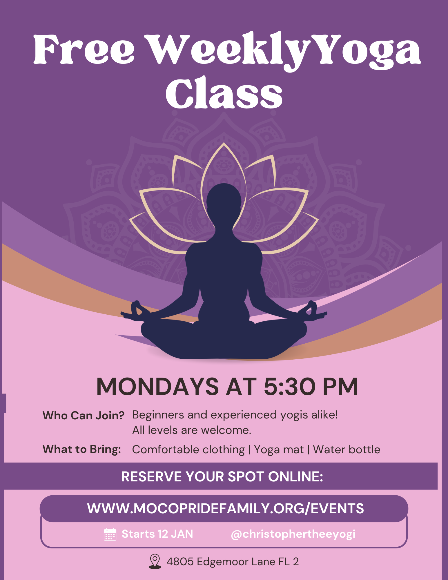 Weekly FREE Yoga Class