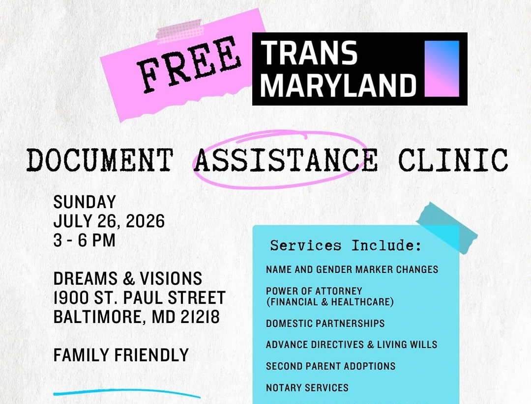 Trans Maryland Document Assistance Clinic (DAC)