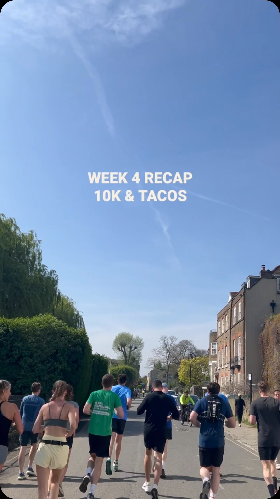 Week 4 saw a delightful 10k down the Thames followed by the best tacos in London @tacosmx_fulham
Next week we’ll be doing a virtual run club over Easter weekend - tag @_northvsouth and @twomilesdeep in your runs and if your team north or team