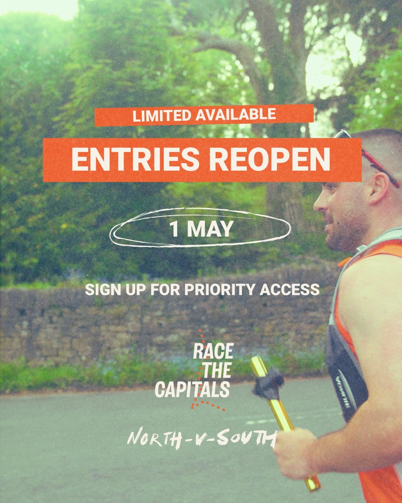 We are opening up a limited number of spaces for runners to join the biggest relay race in the UK. To get priority access to ensure your space please fill in the form in the link in our bio. It will be a first come first served basis - 25 spaces avai