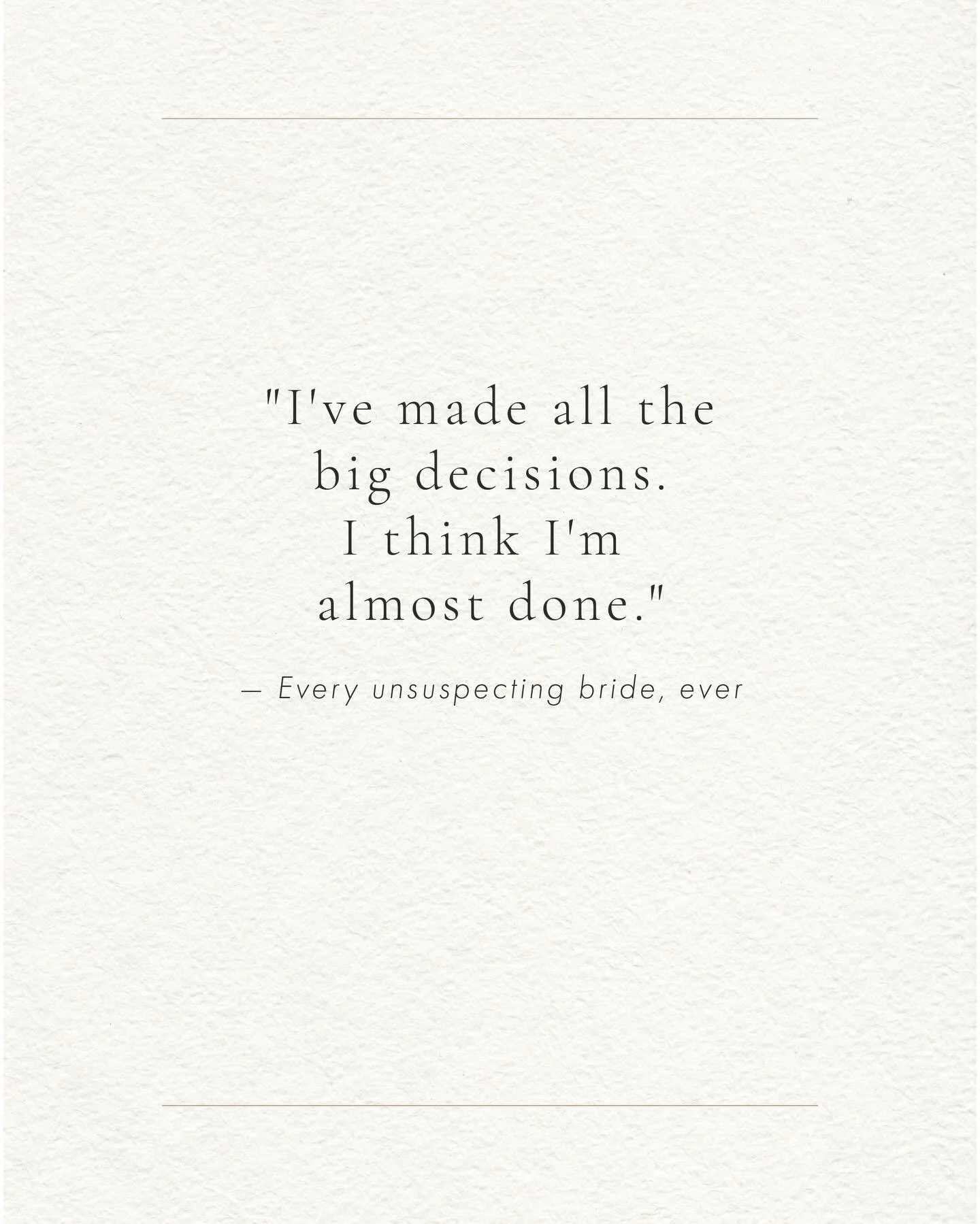 What if you could know &mdash; right now &mdash; exactly when your invitations need to happen? 

Every date, every deadline, even the questions you haven&rsquo;t thought to ask yet.

A free personalized timeline &mdash; your date, your wedding, your 