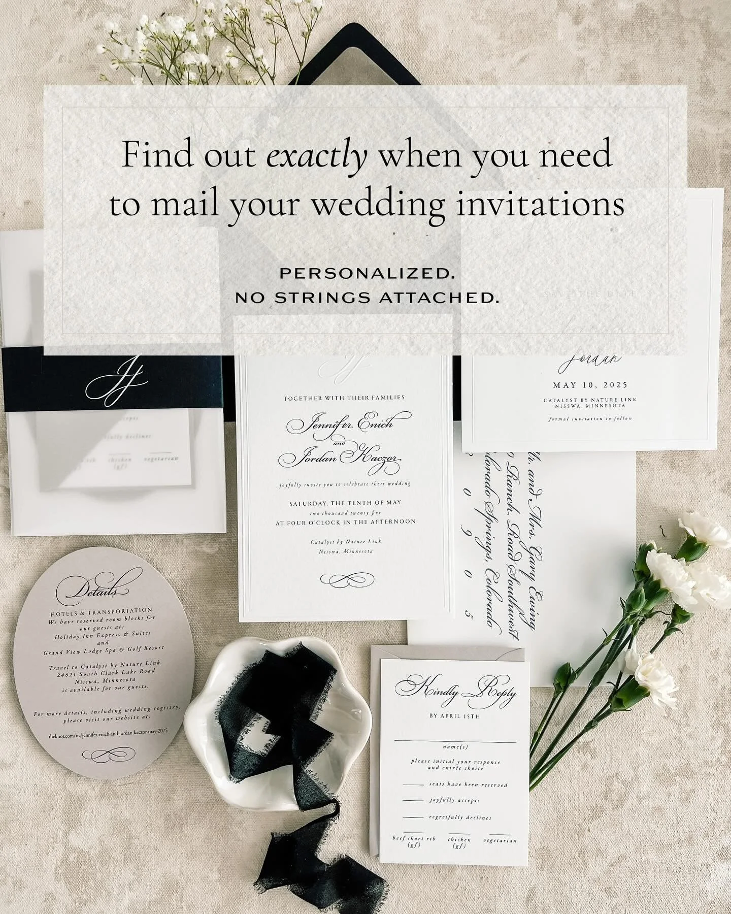 The question I hear most from engaged couples isn&rsquo;t about paper or print methods or design directions.

It&rsquo;s simply: am I already behind?

This helpful tool answers that.  No email required. ✨

Link in bio.

#invitationtimeline  #weddingp
