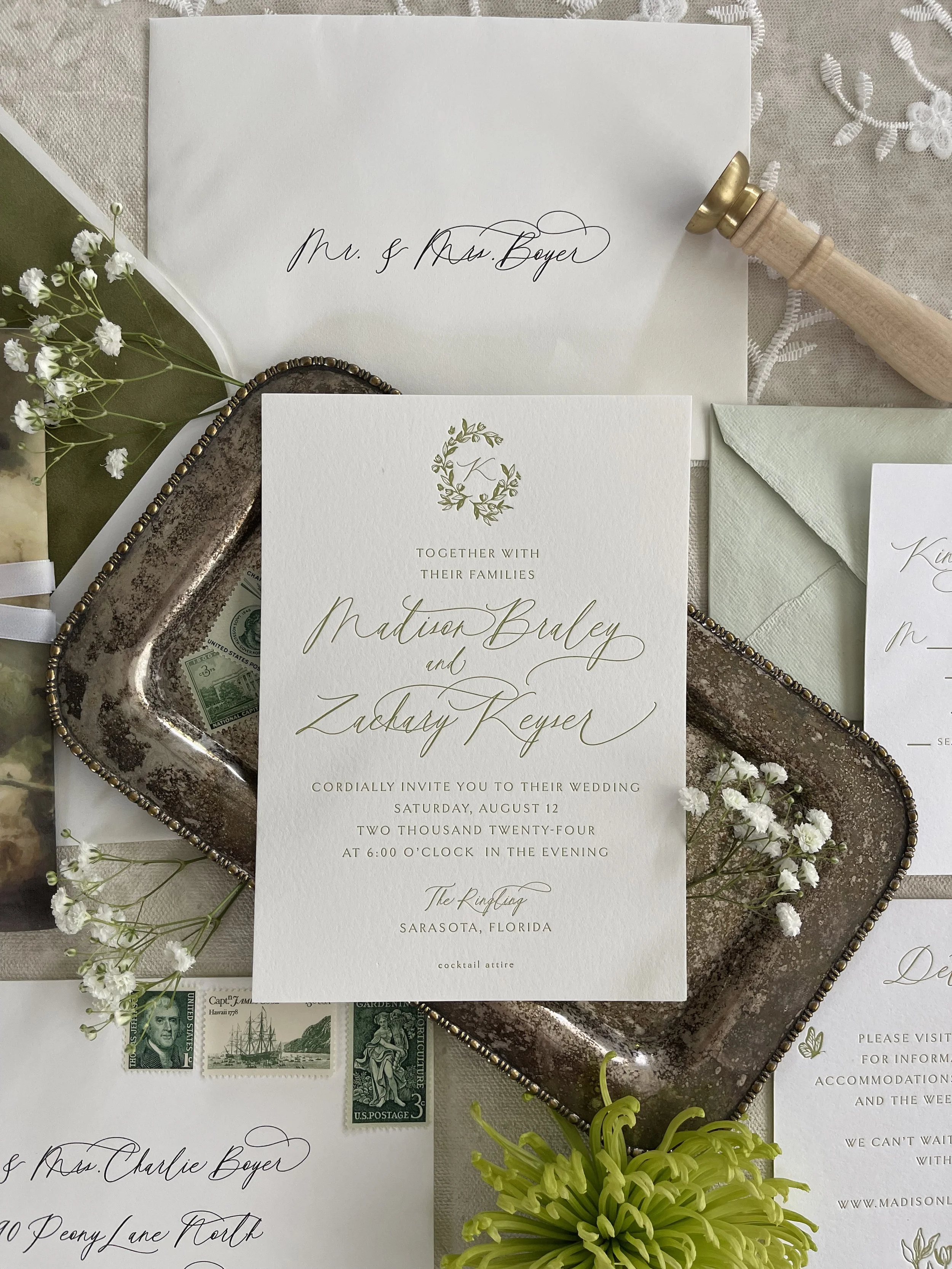 Color Story | Garden Party Wedding Invitations