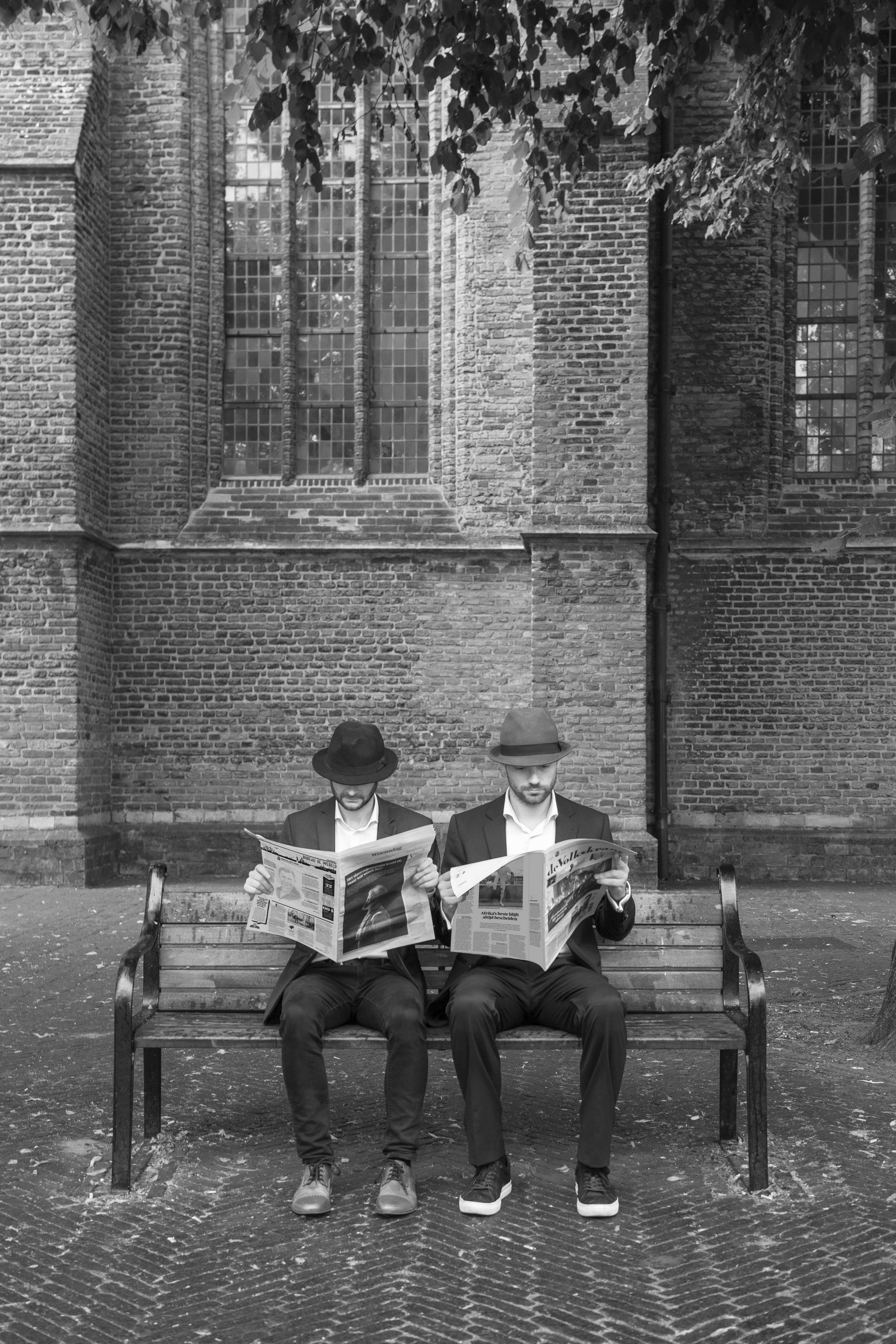 Newspaper Bench