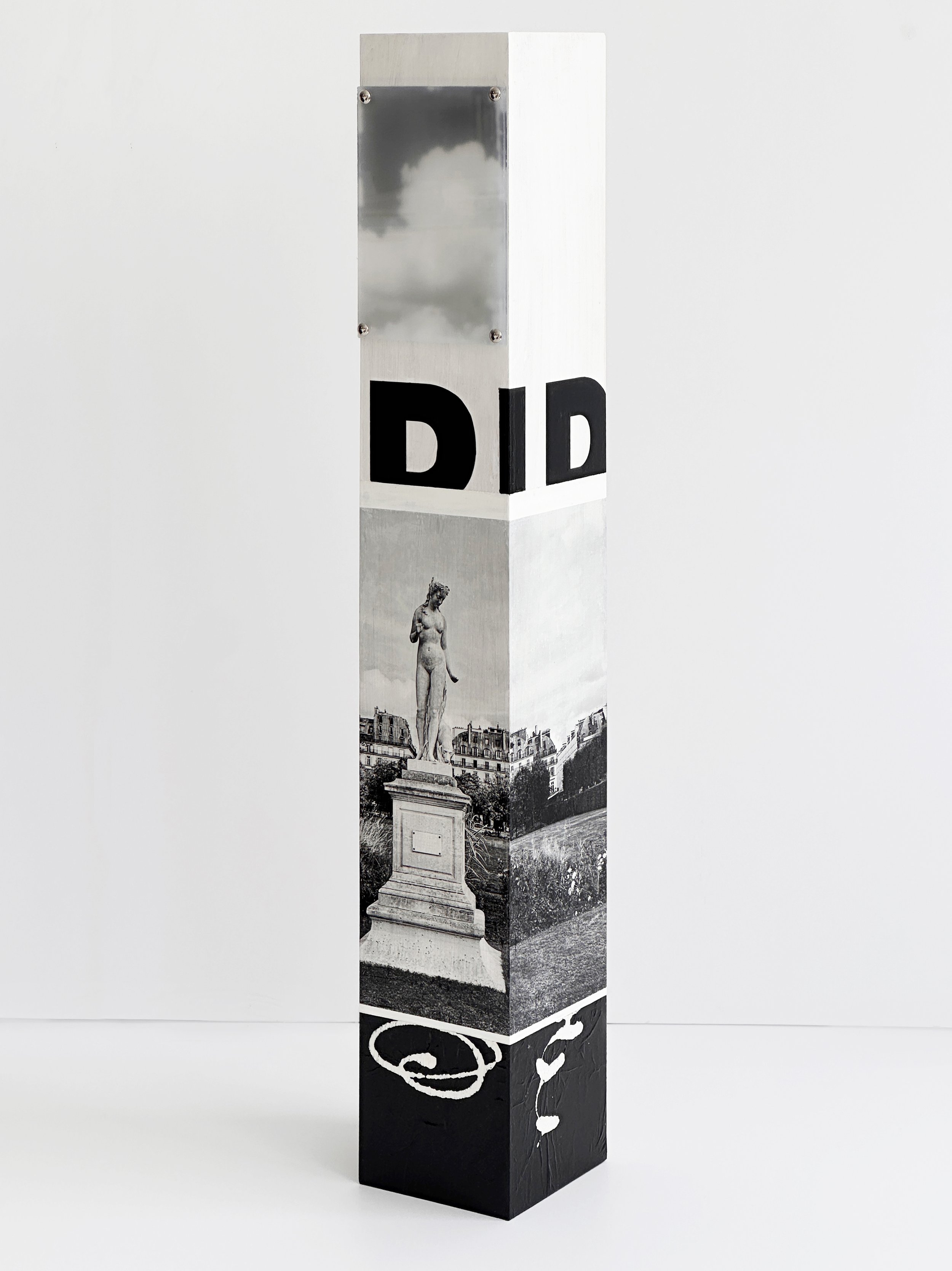 Statue in Paris - 4"x4"x24"