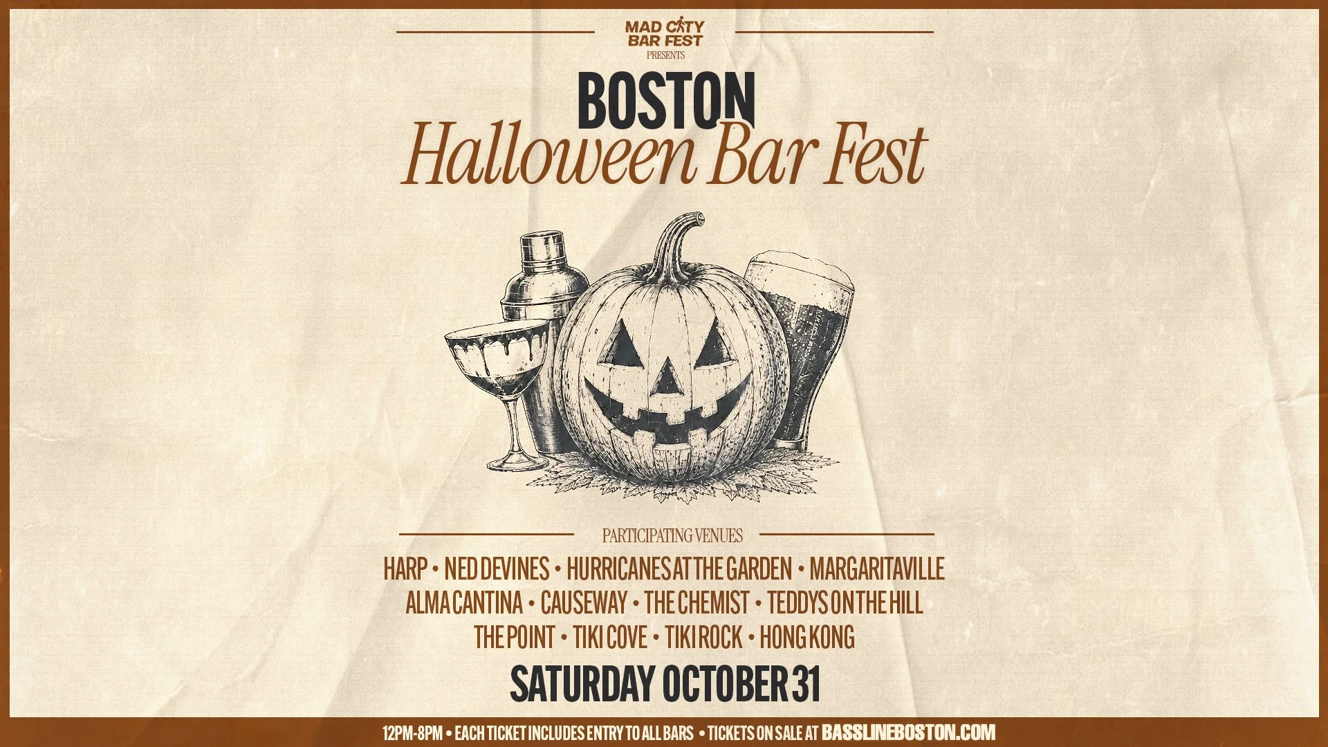 Halloween Bar Crawl (Mad City Bar Fest)