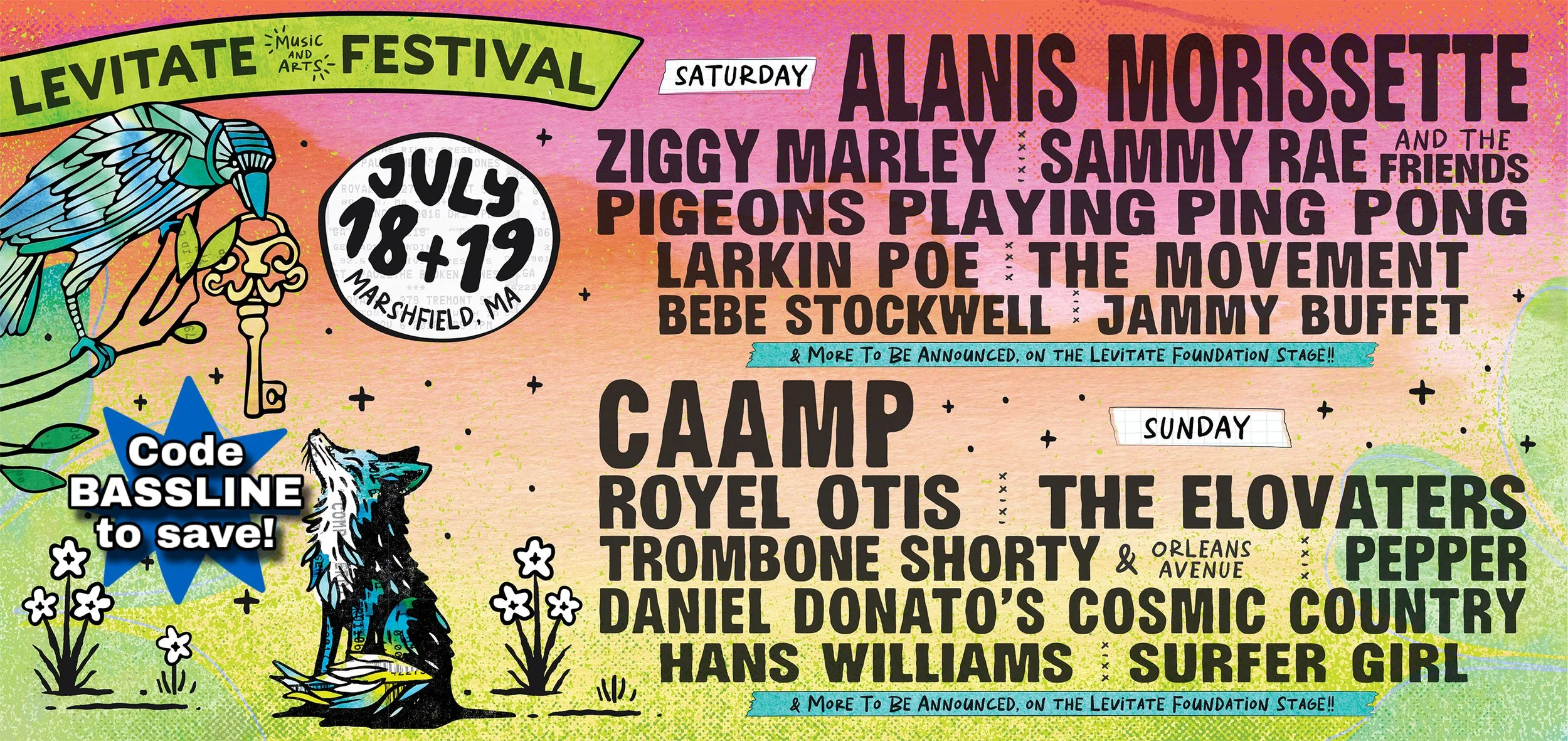 Levitate Festival: Alannis Morissette, Ziggy Marley + More (Copy) (Copy)
