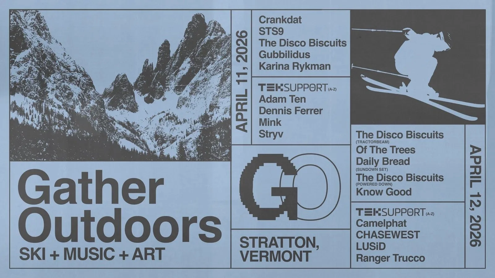 Gather Outdoors (Ski + Music + Art)