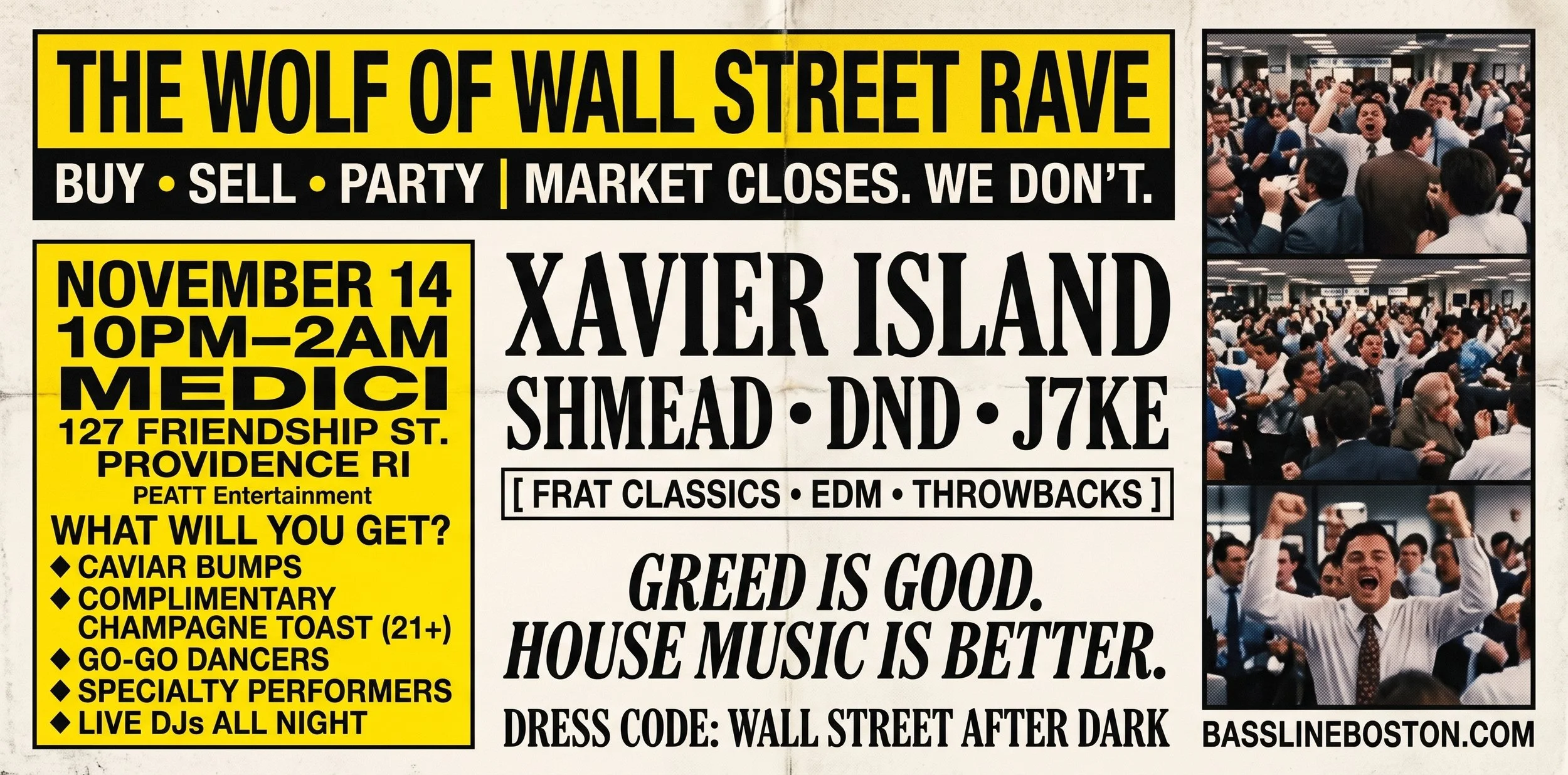 Wolf Of Wall Street Rave (18+)