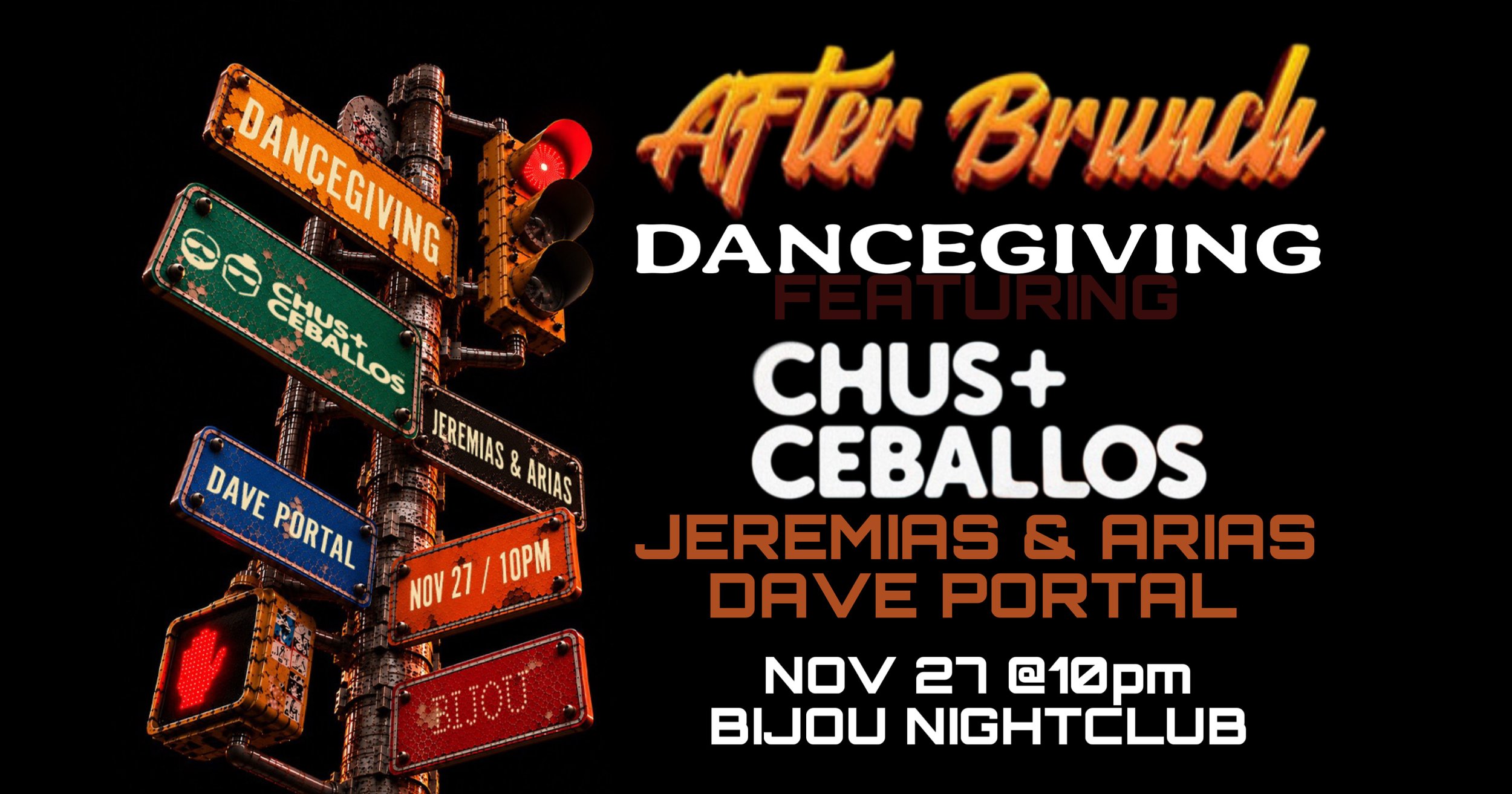 Dancegiving: Chus + Ceballos [After Brunch Thanksgiving]