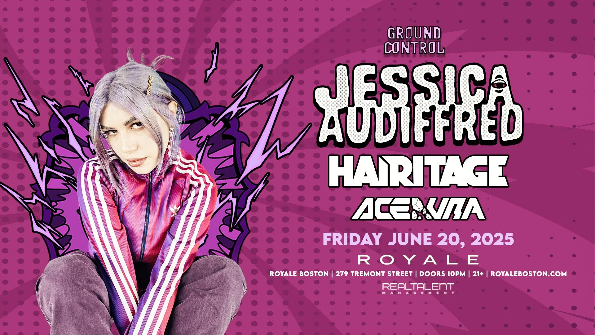 Jessica audiffred, hairitage, and ace aura