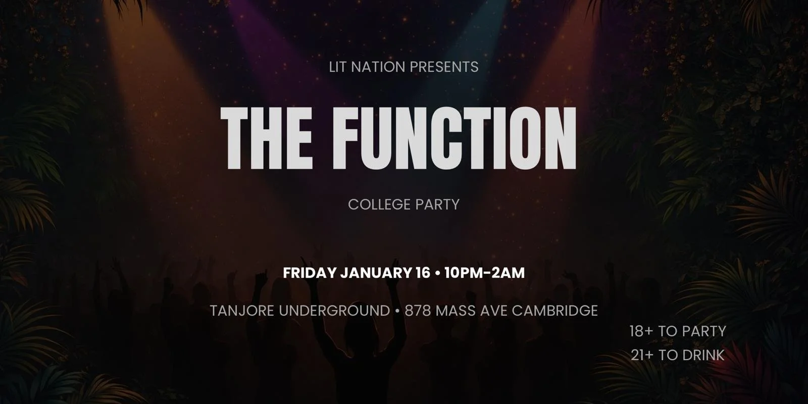 Lit Nation: THE FUNCTION (18+) [30% OFF]