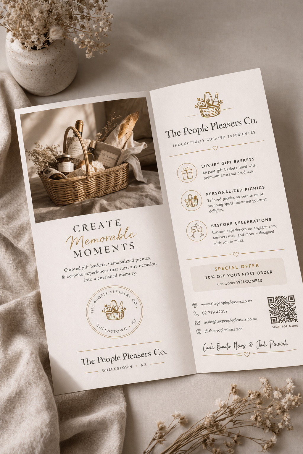 Rustic Brochures Packages — The People Pleasers