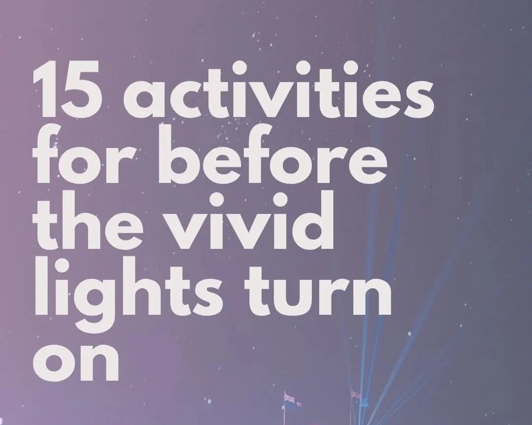 14 Things To Do With Kids Before The Vivid Lights Turn On