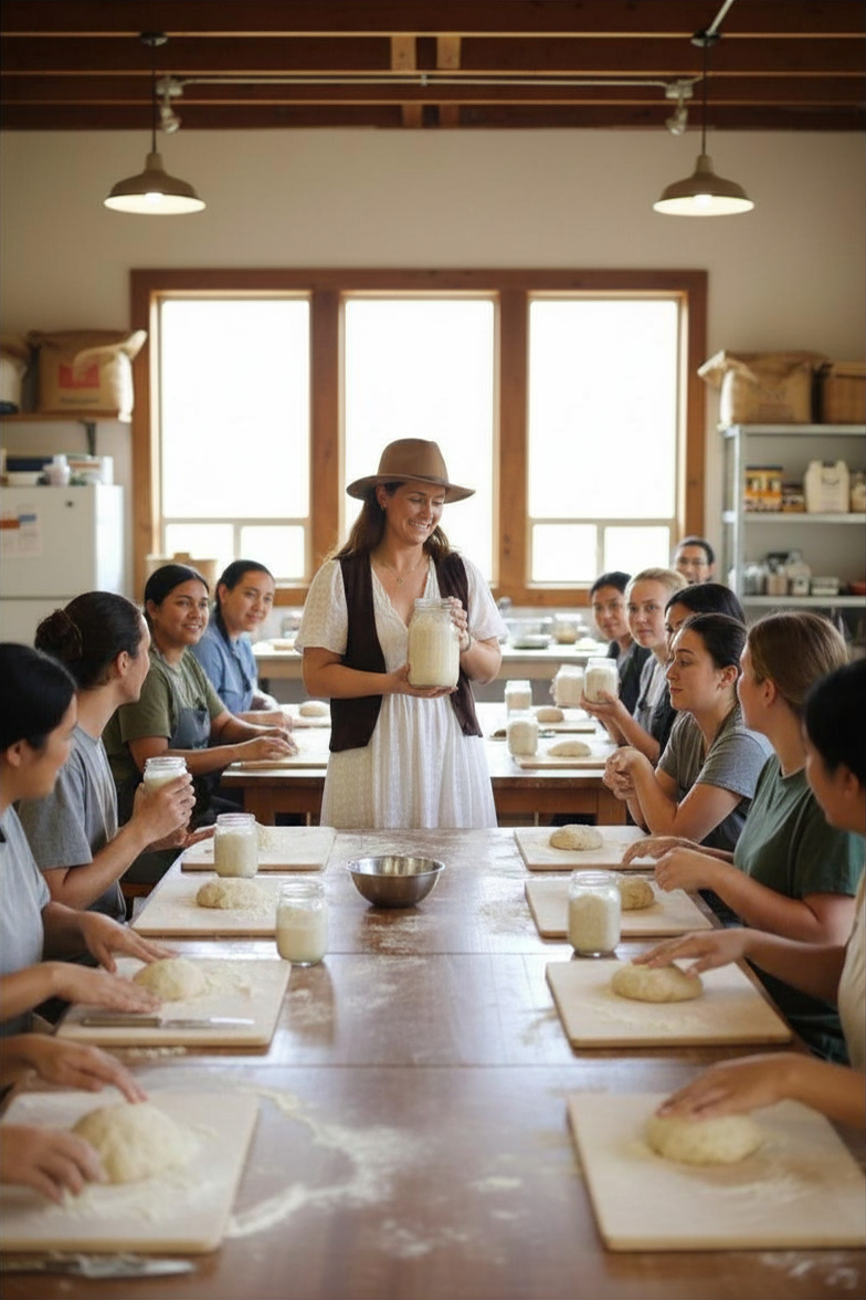Sourdough workshop in Melbourne, by The Fermented Mother.