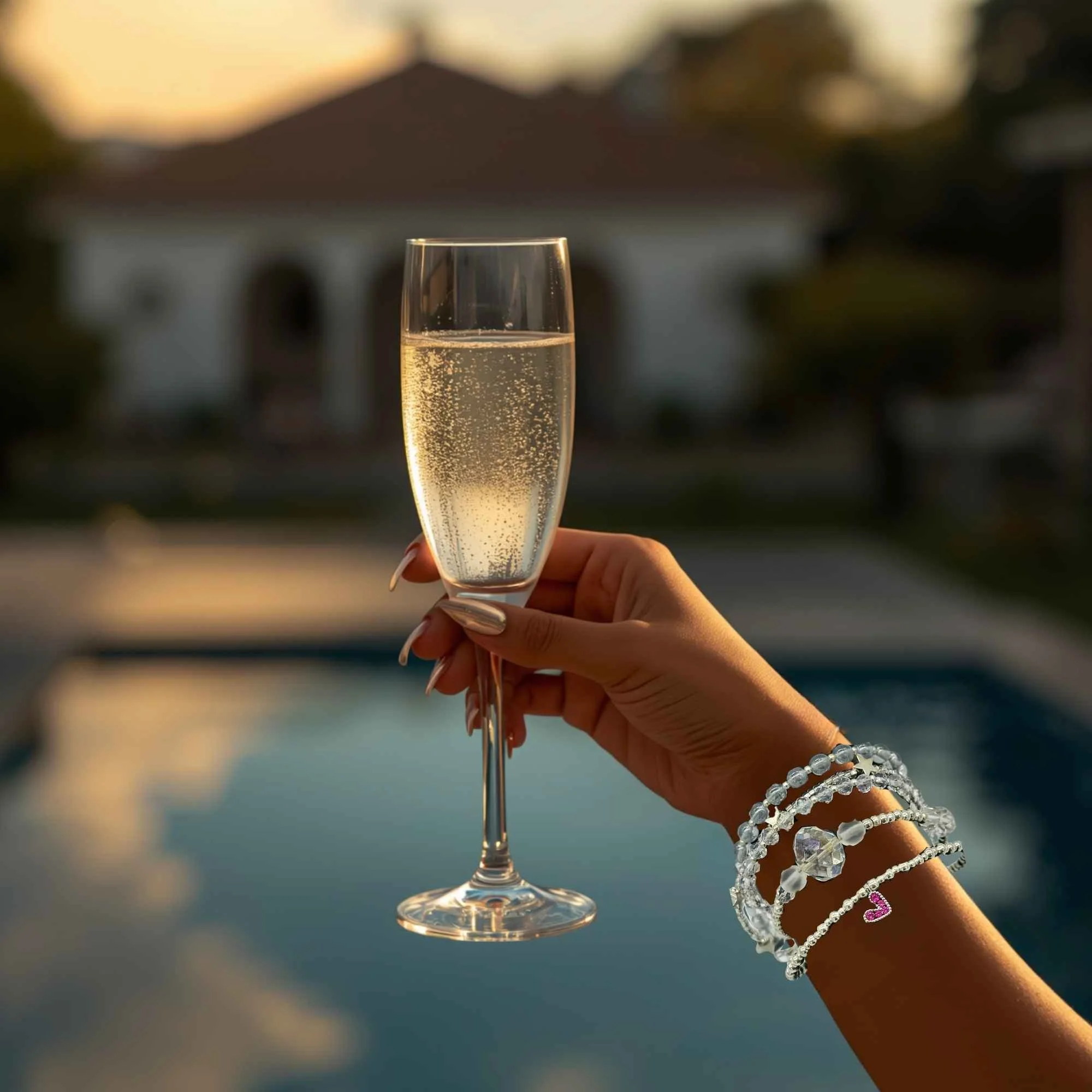 Champagne Bubble Bracelets - Blanc de Blanc