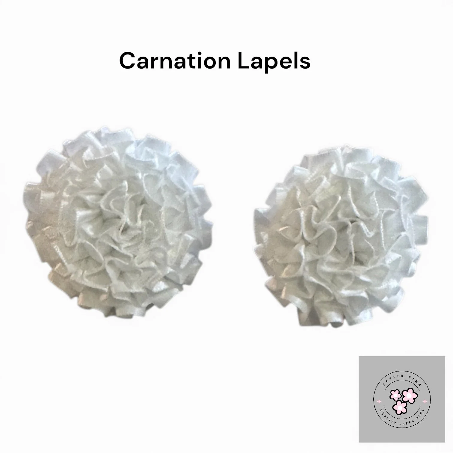 Satin Carnation Lapel