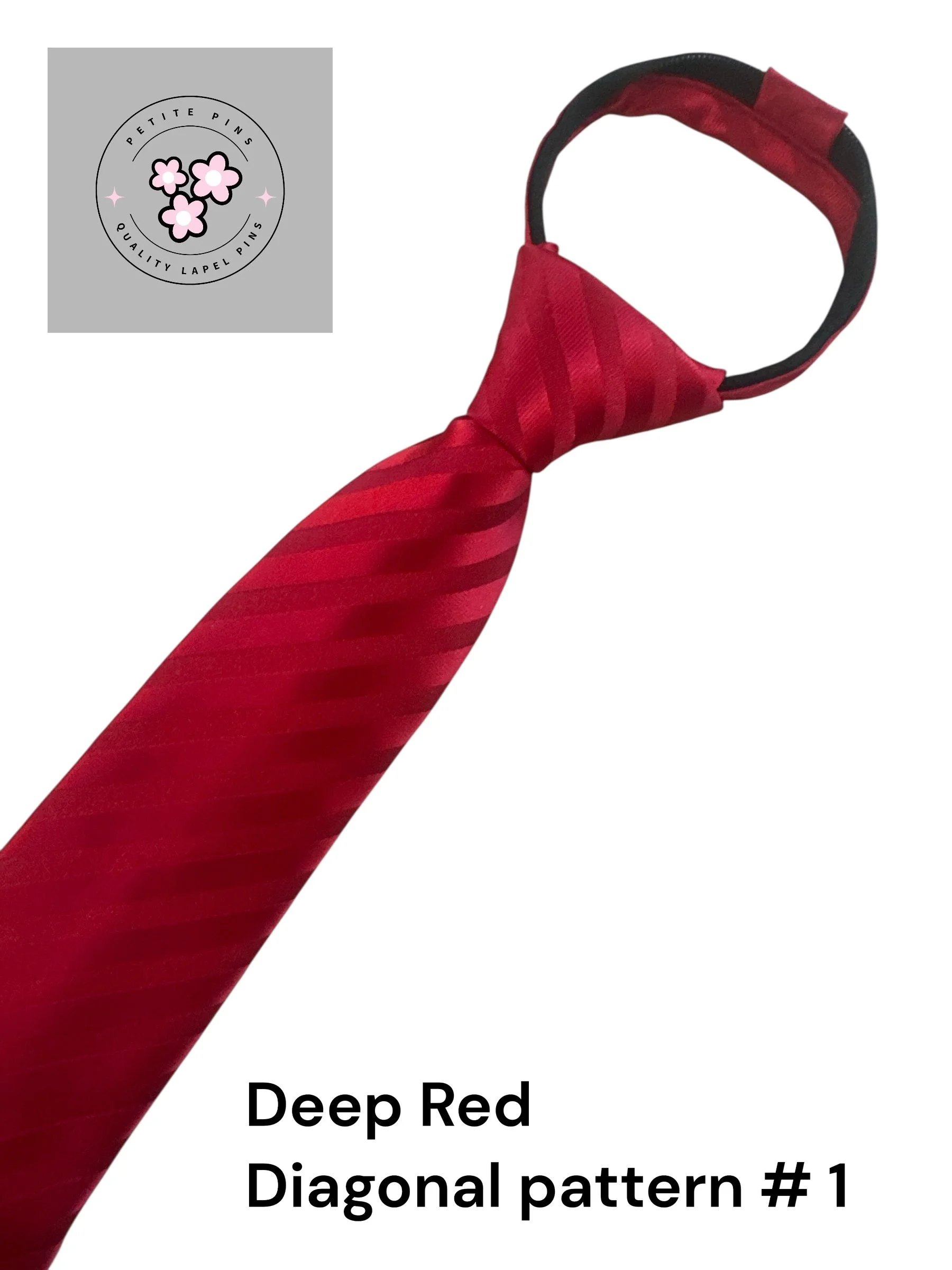 Deep Red Diagonal Pattern #1