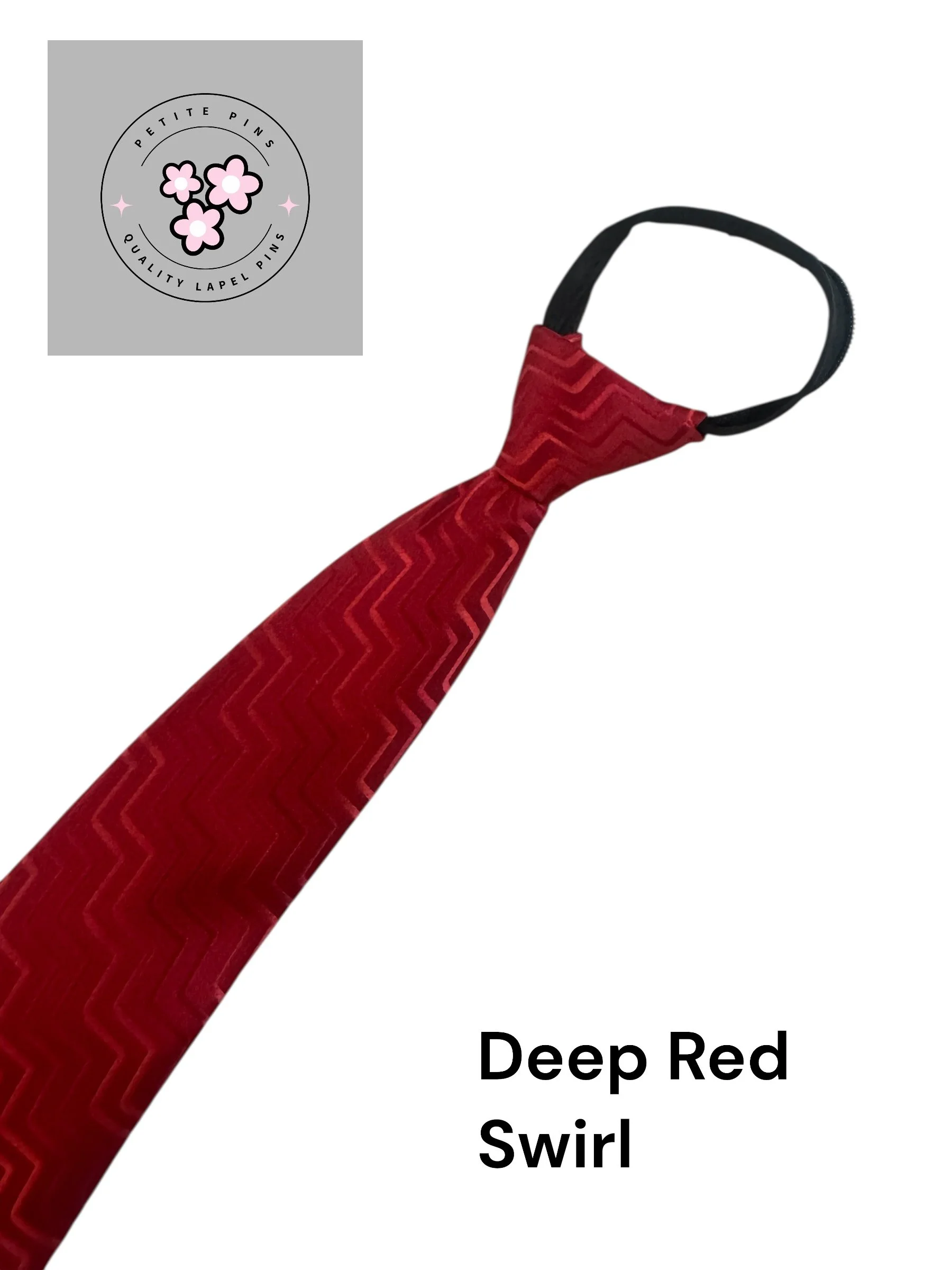 Deep Red Swirl