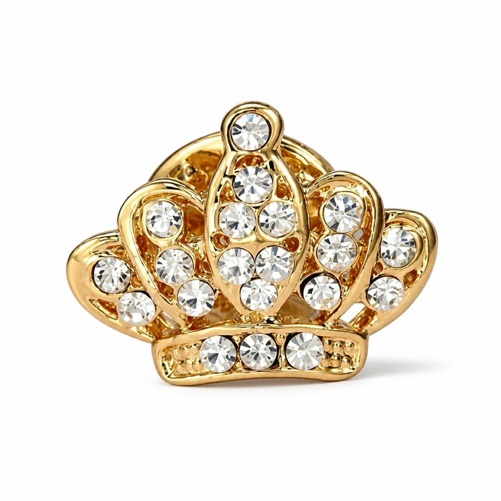 Small Crown Brooch