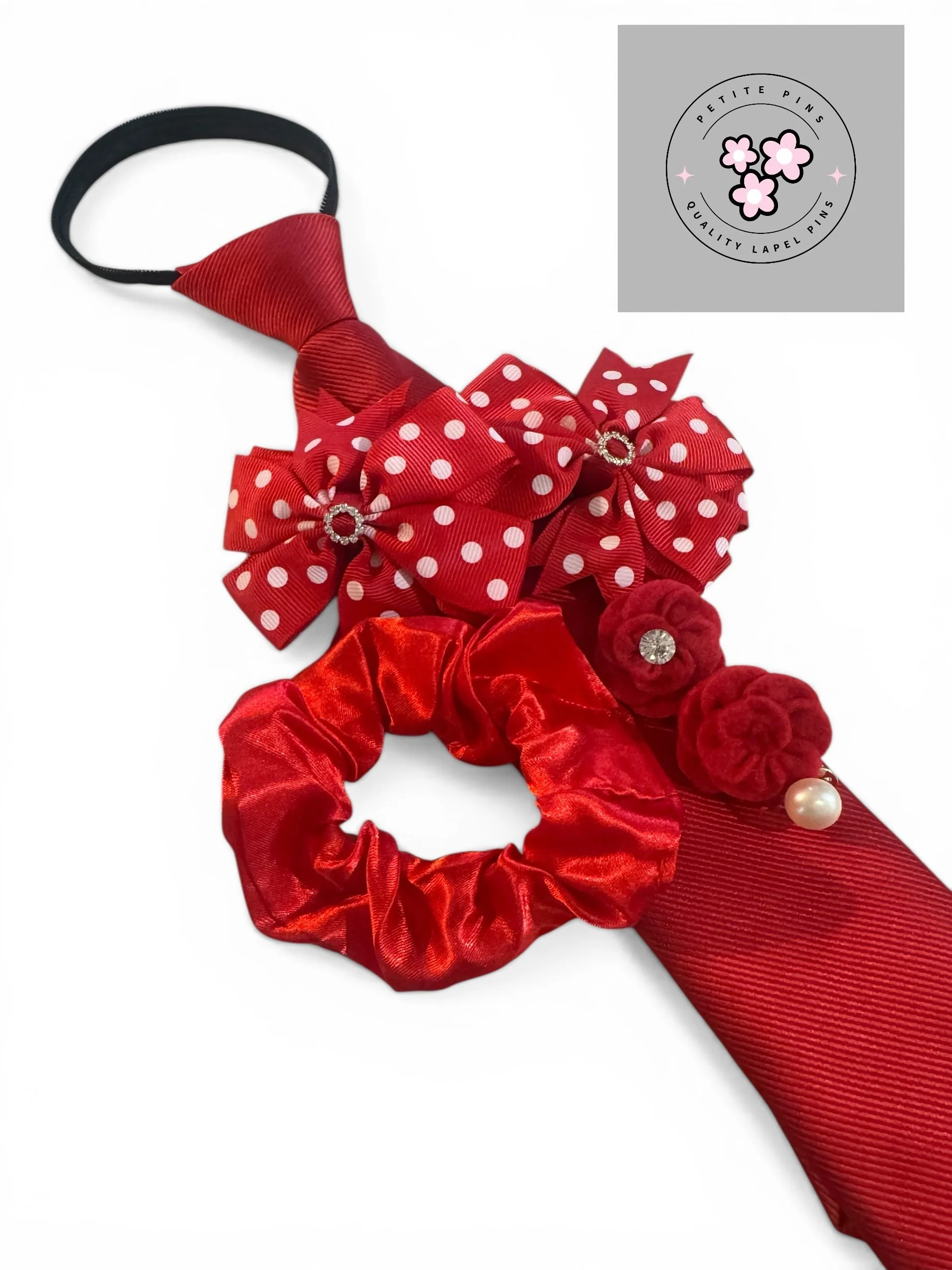 Classic Double Hair Bow Pair