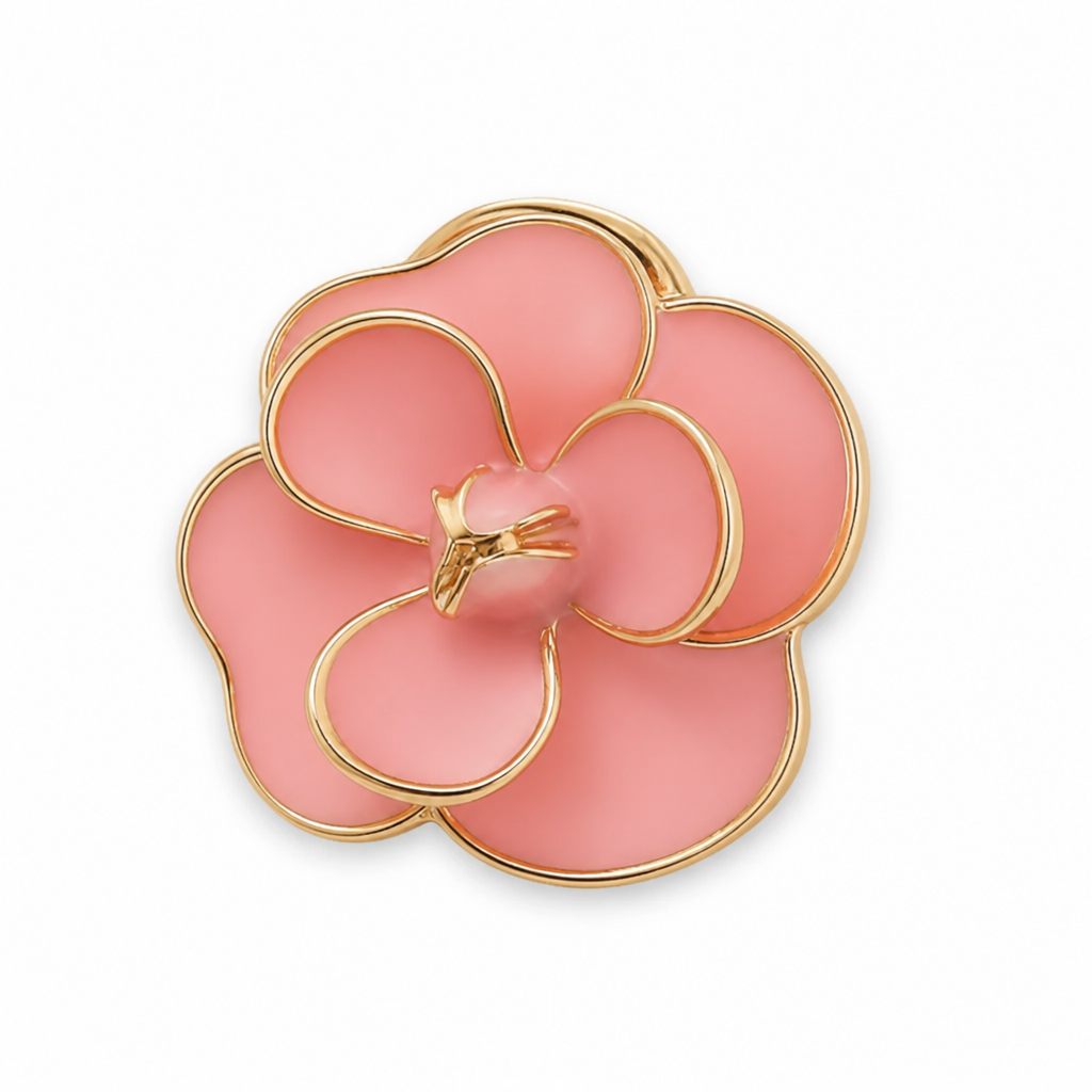 Baby Pink Flower Brooch