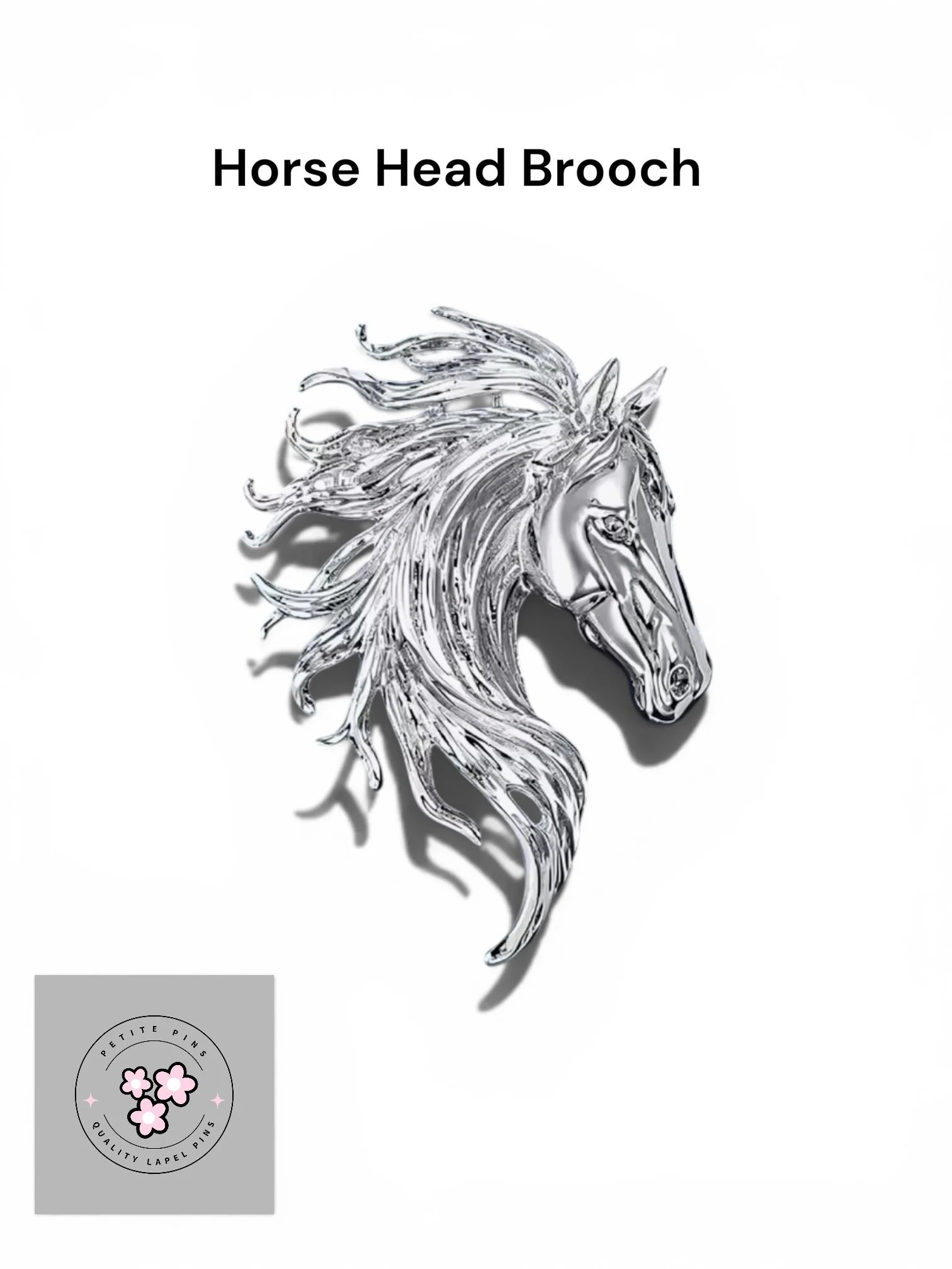 Horse Head Brooch