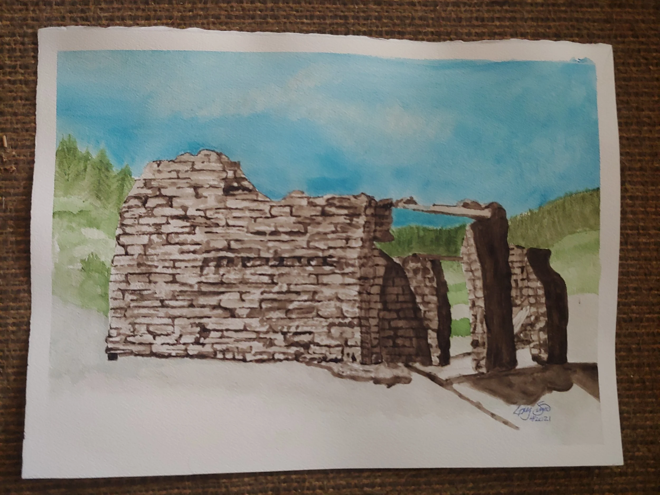 Dilapidated Structure Bosque del Oso, Las Animas County, Colorado $275