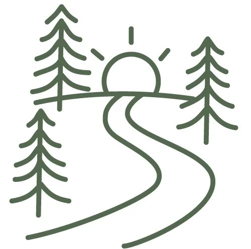 Image of a path winding through a forest.