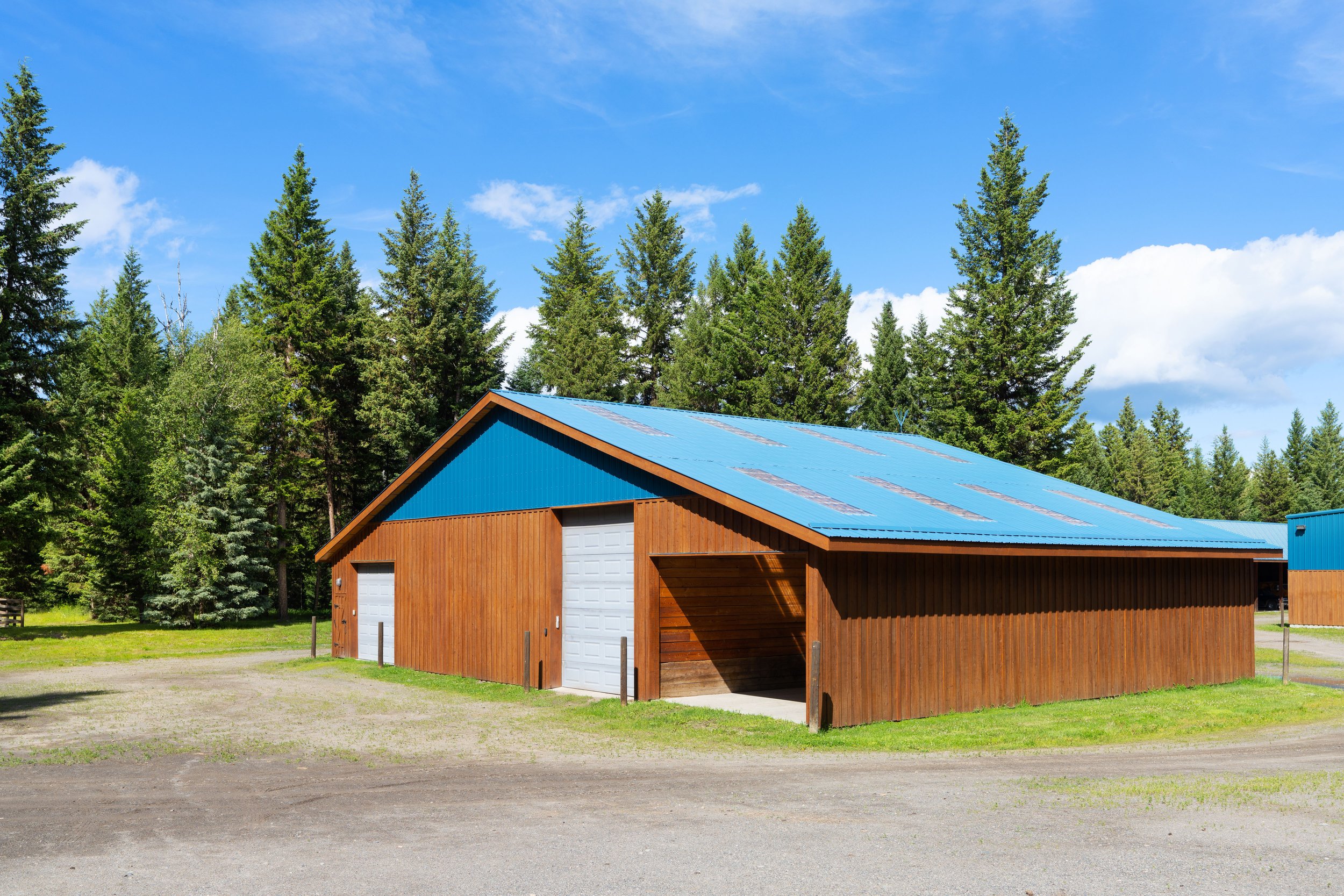 Landscaping and Paint Shop. Hay Barn. Storage 