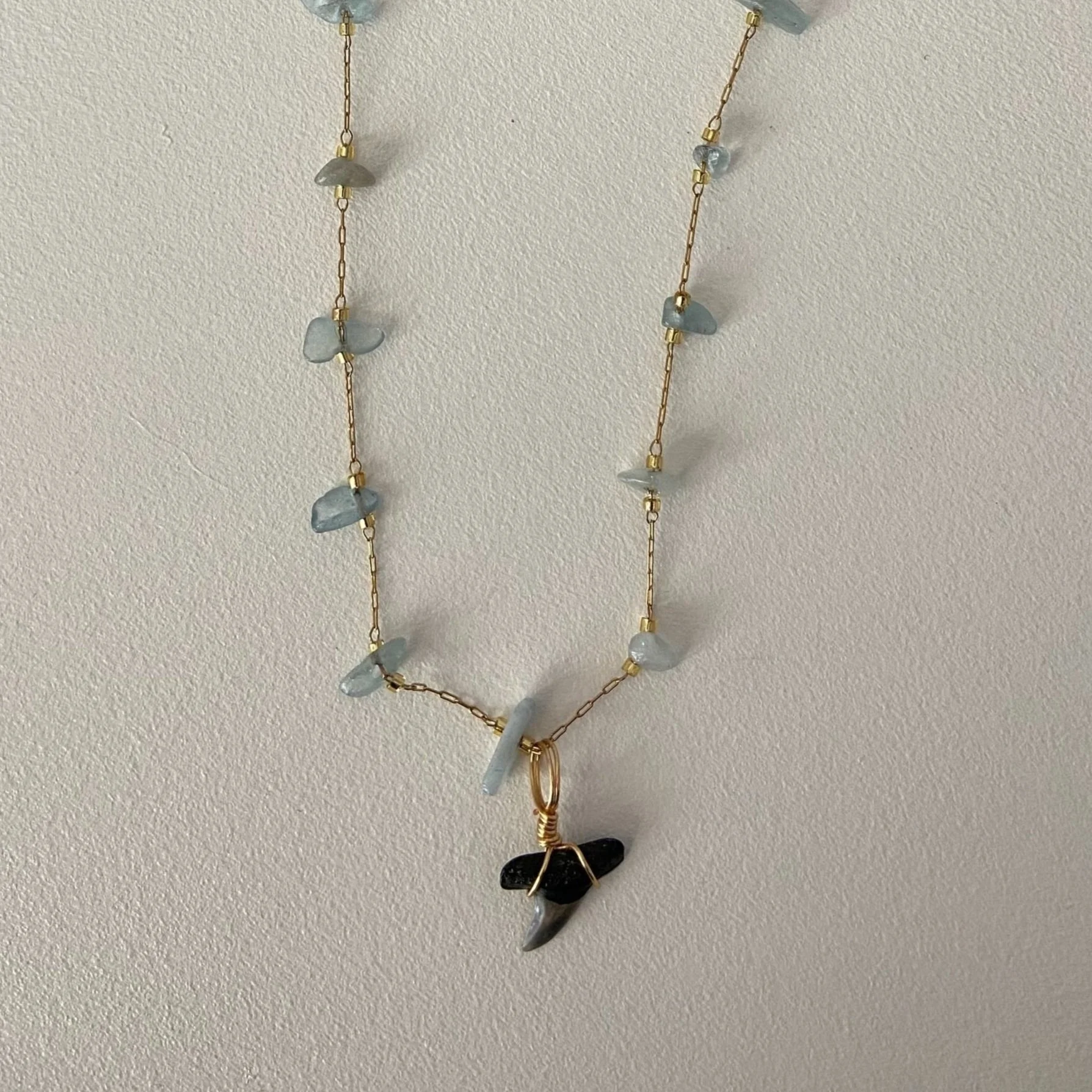 Shark Tooth 16” Chain Necklace