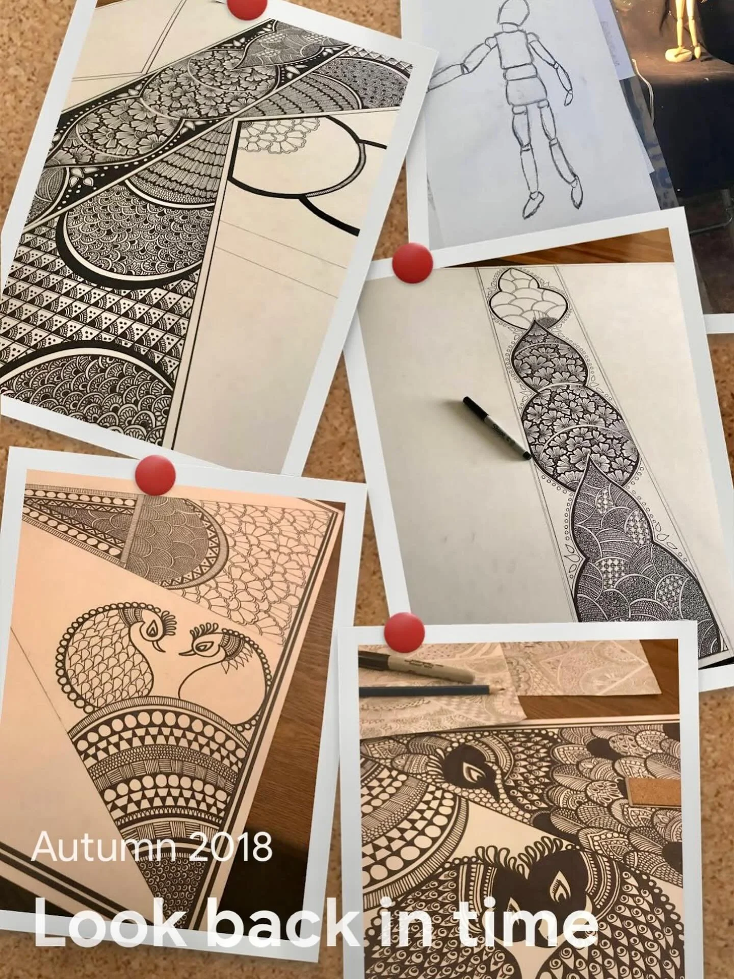 ✨ Look back in time ✨

These were the first strokes of EKTA &mdash; raw, unfiltered, just a sharpie meeting paper in the quiet of Autumn 2018. I didn&rsquo;t know then that these patterns, drawn as a release, would become the heartbeat of Motherland 