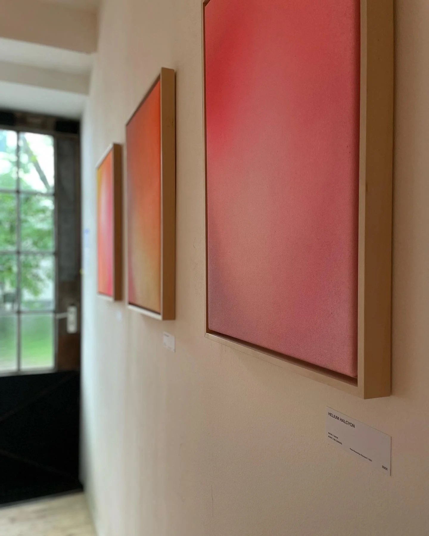 HELIUM SERIES // 

Hosting our first Vernissage. 
The paintings will be in the space for the next 10 days and are available for sale. Just send us a message. 

Thank you @petermaximilianronsdorf for coming and bringing your beautiful art. Its such a 